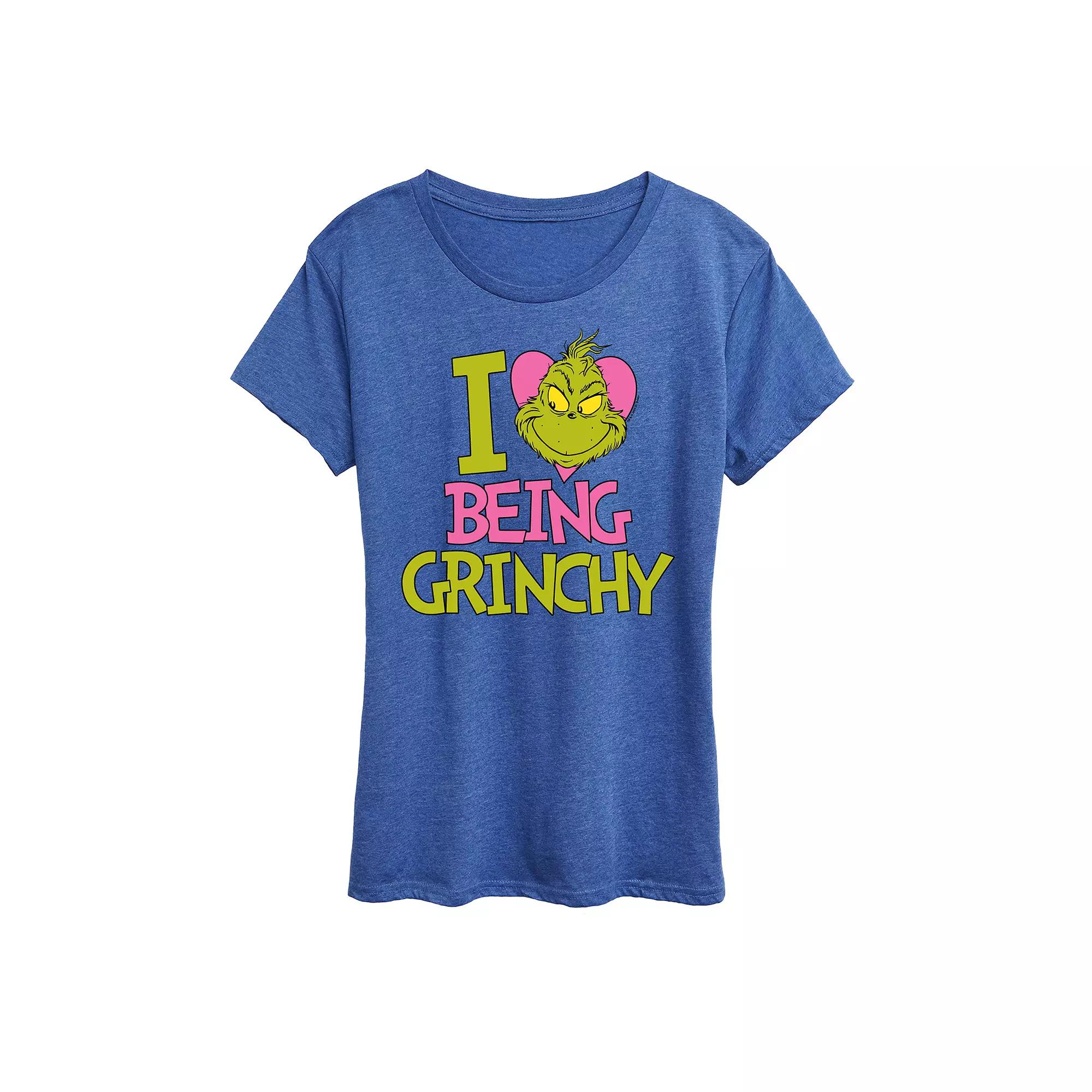 Women's Grinch I Love Being Grinchy Graphic Tee,  Product Image