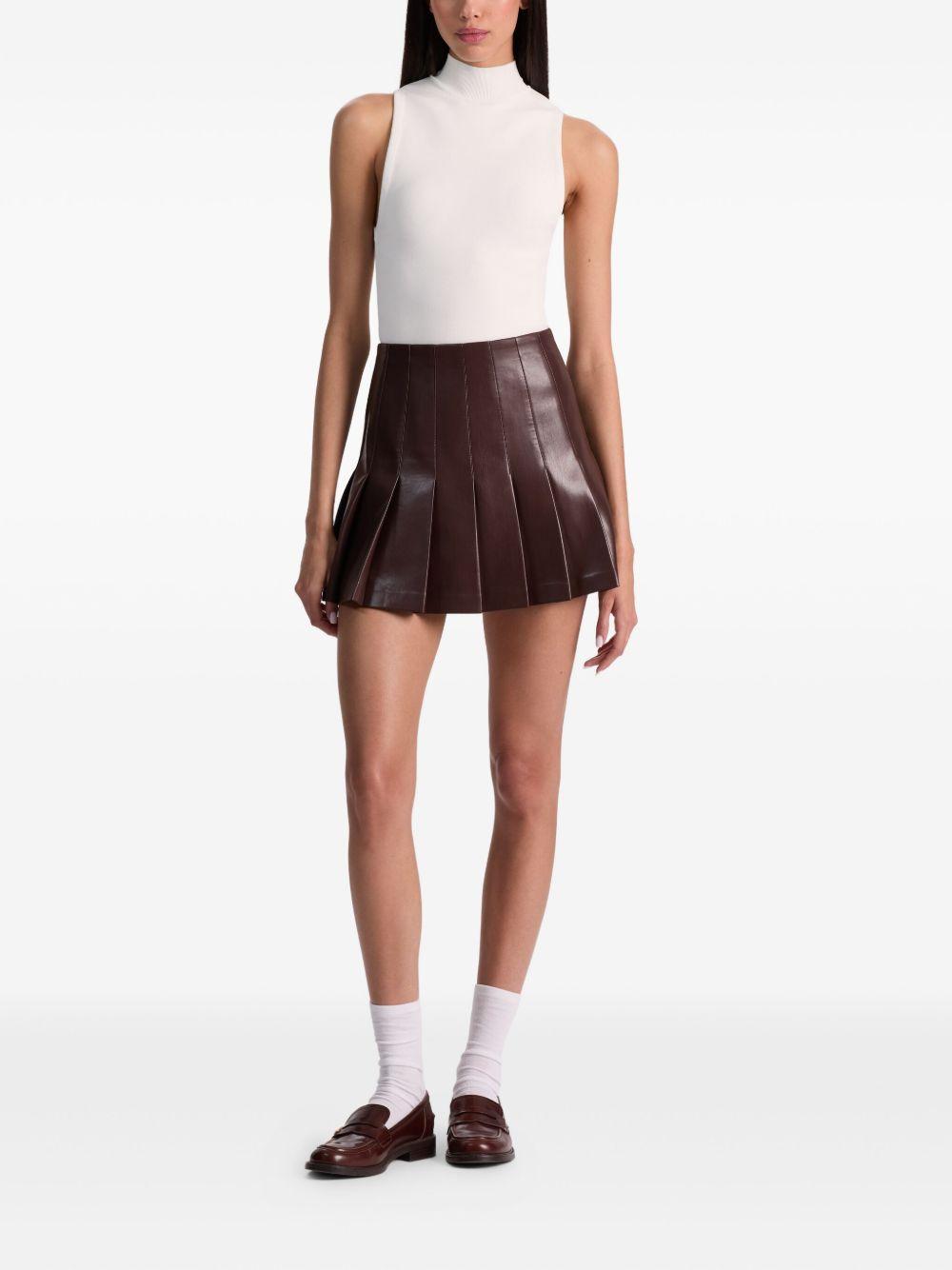 pleated mini skirt Product Image