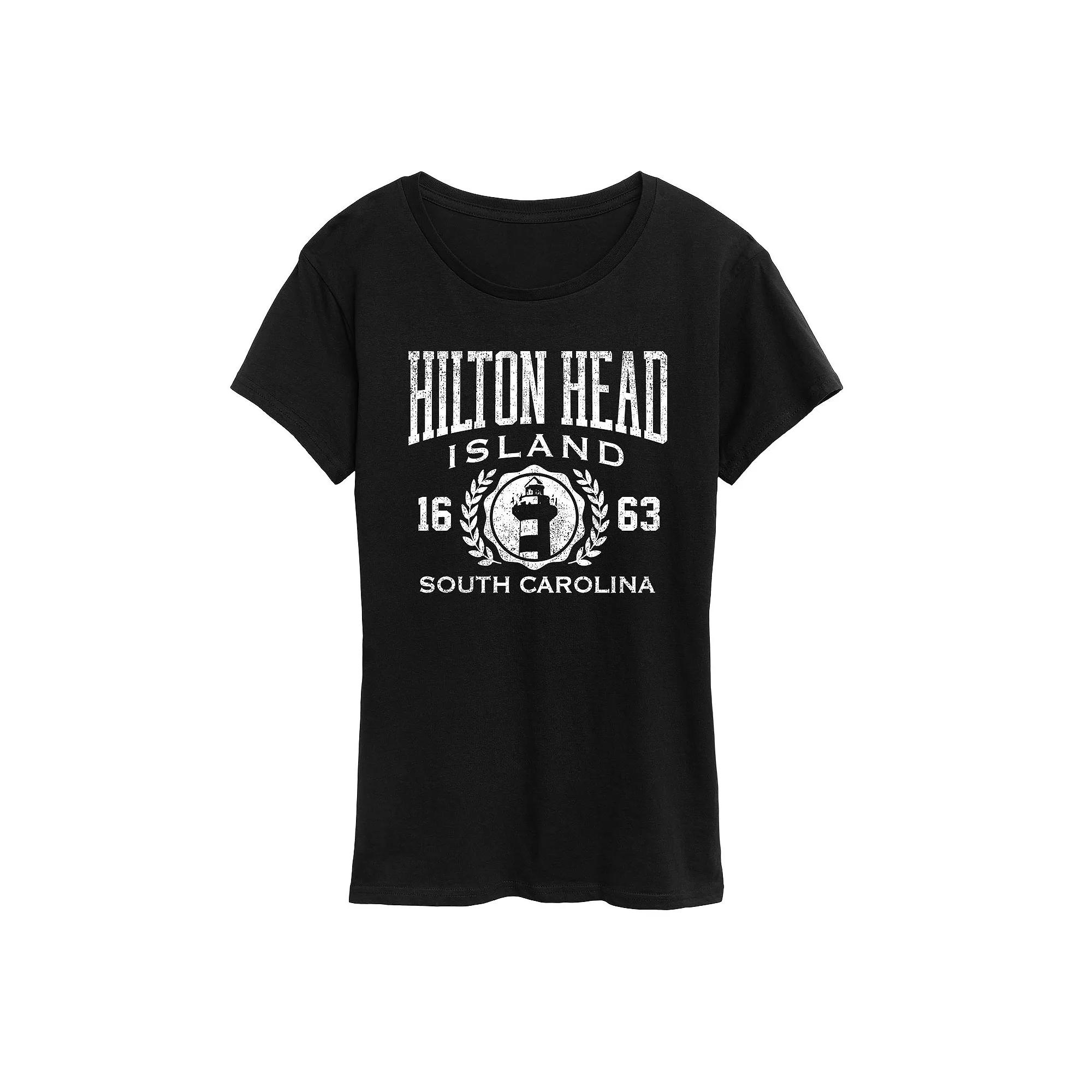 Women's Hilton Head Island Collegiate Graphic Tee,  Product Image