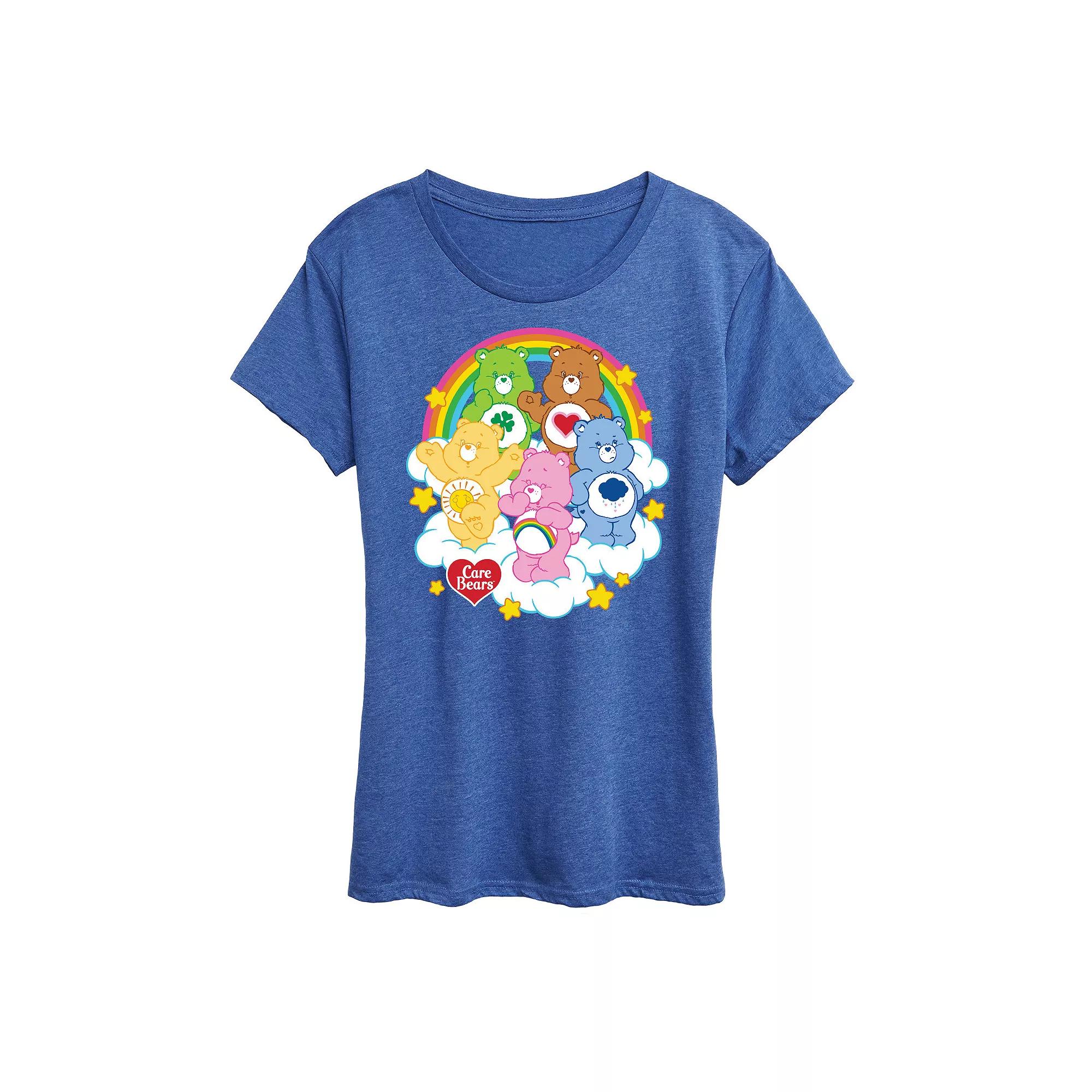Women's Care Bears Group On Clouds Graphic Tee, Girl's,  Product Image