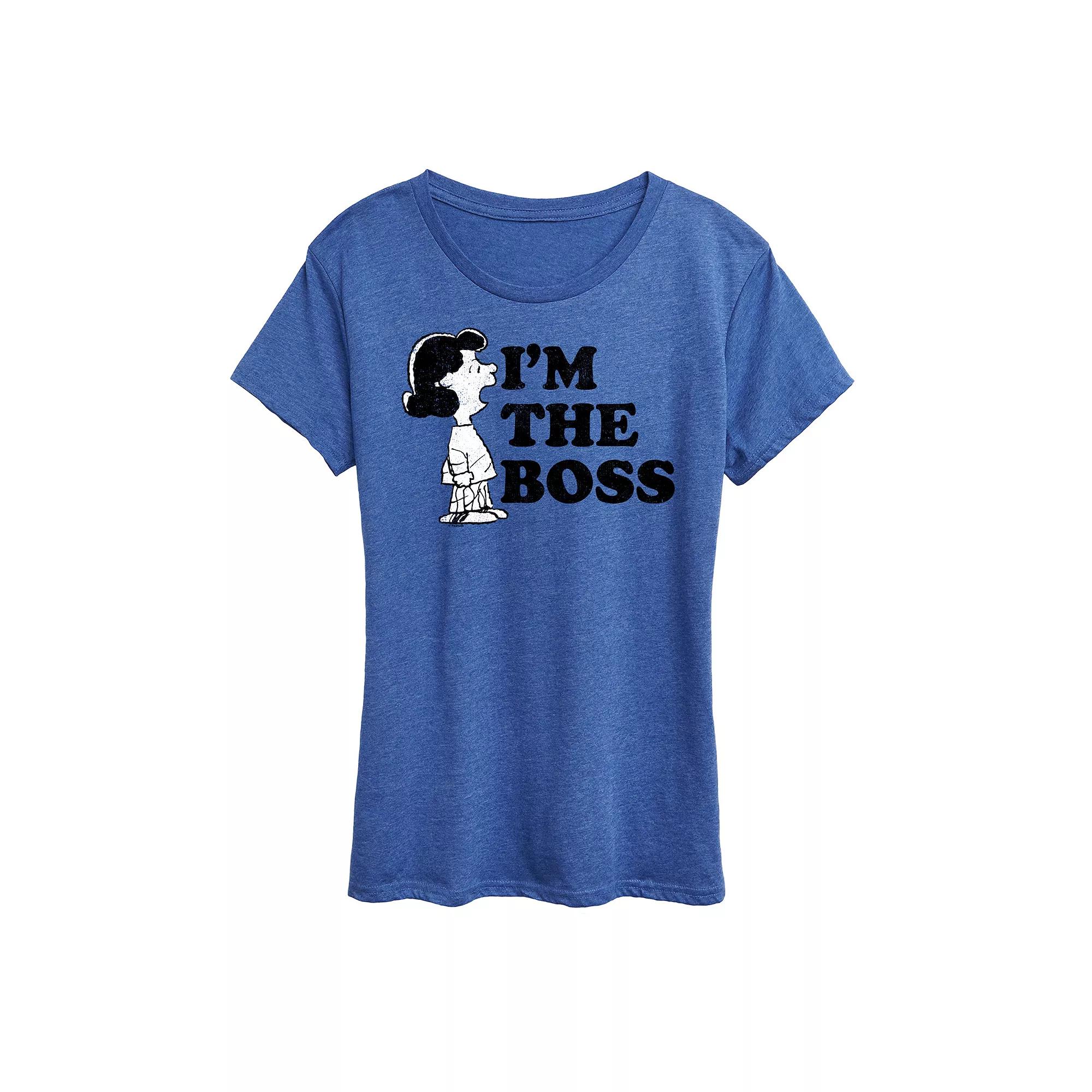 Women's Peanuts Lucy I'm The Boss Graphic Tee,  Product Image