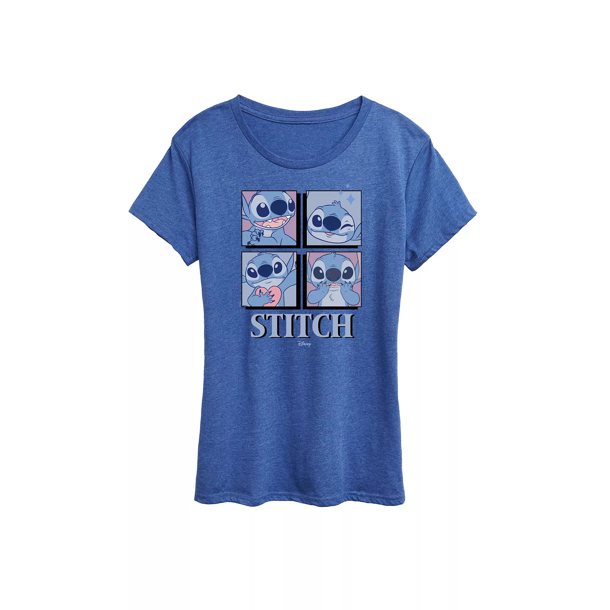 Disney's Lilo & Stitch Women's Grid Graphic Tee,  Product Image
