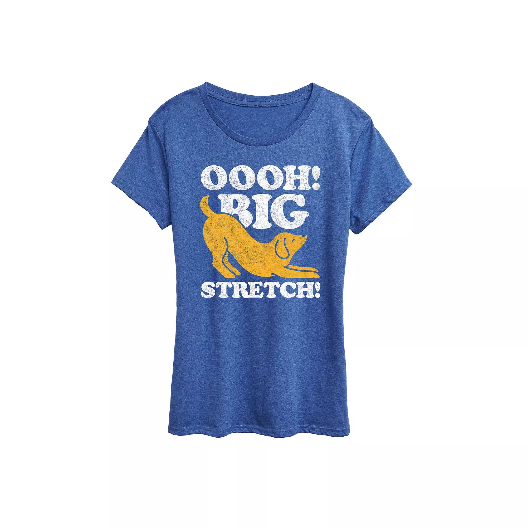 Women's Dog Oooh Big Stretch Graphic Tee,  Product Image
