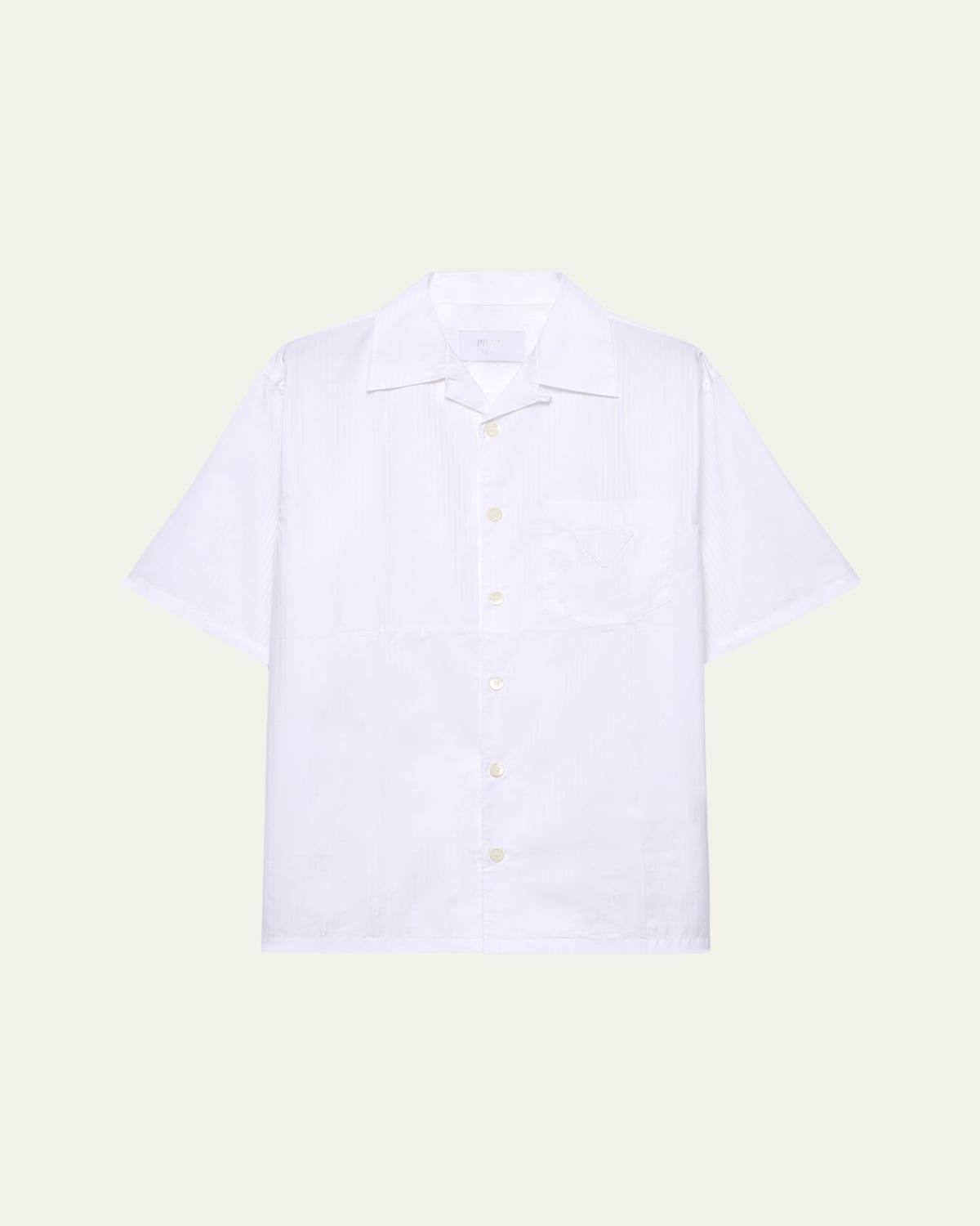 Mens Cotton Bowling Shirt Product Image