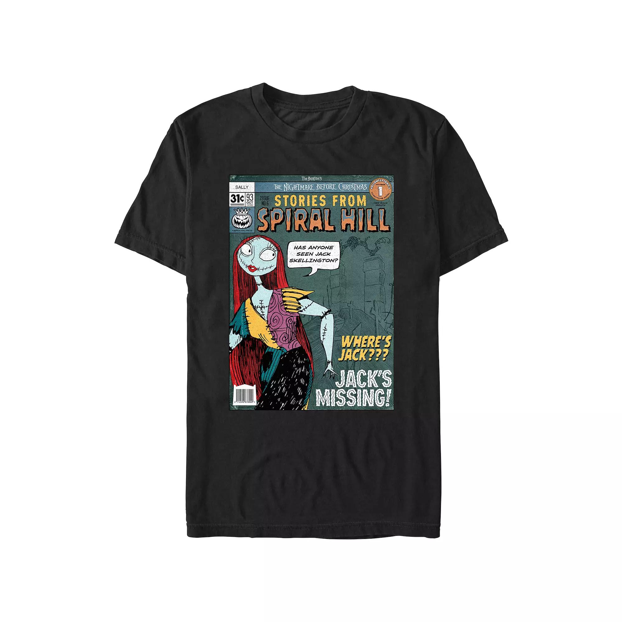 Disney's The Nightmare Before Christmas Stories From Spiral Hill Juniors' Boyfriend Graphic Tee, Women's,  Product Image