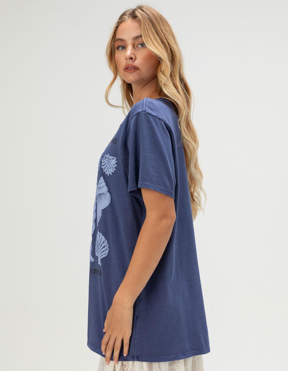 O'NEILL Shell Womens Boyfriend Tee - BLUE Product Image