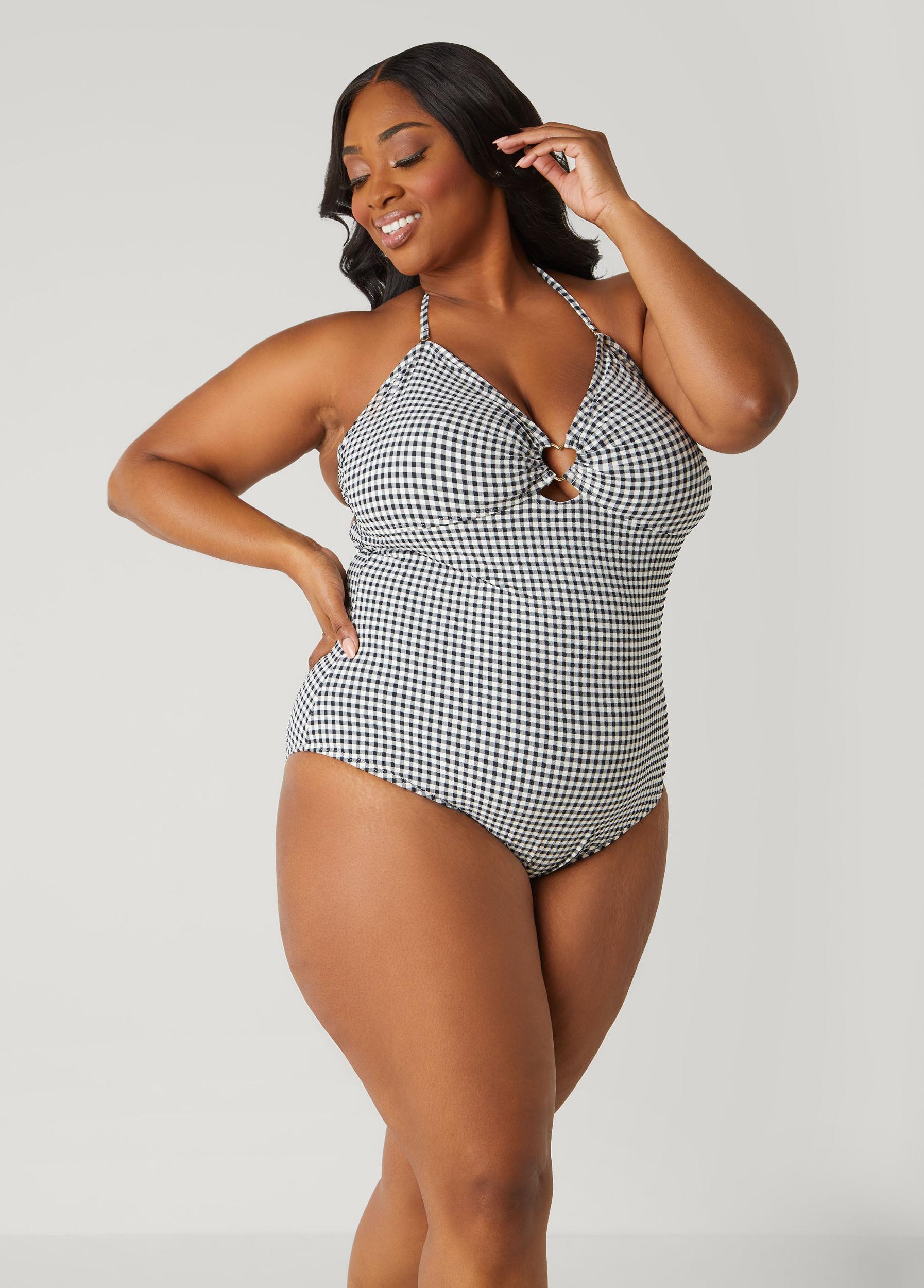 Betsey Johnson Gingham Swimsuit Product Image