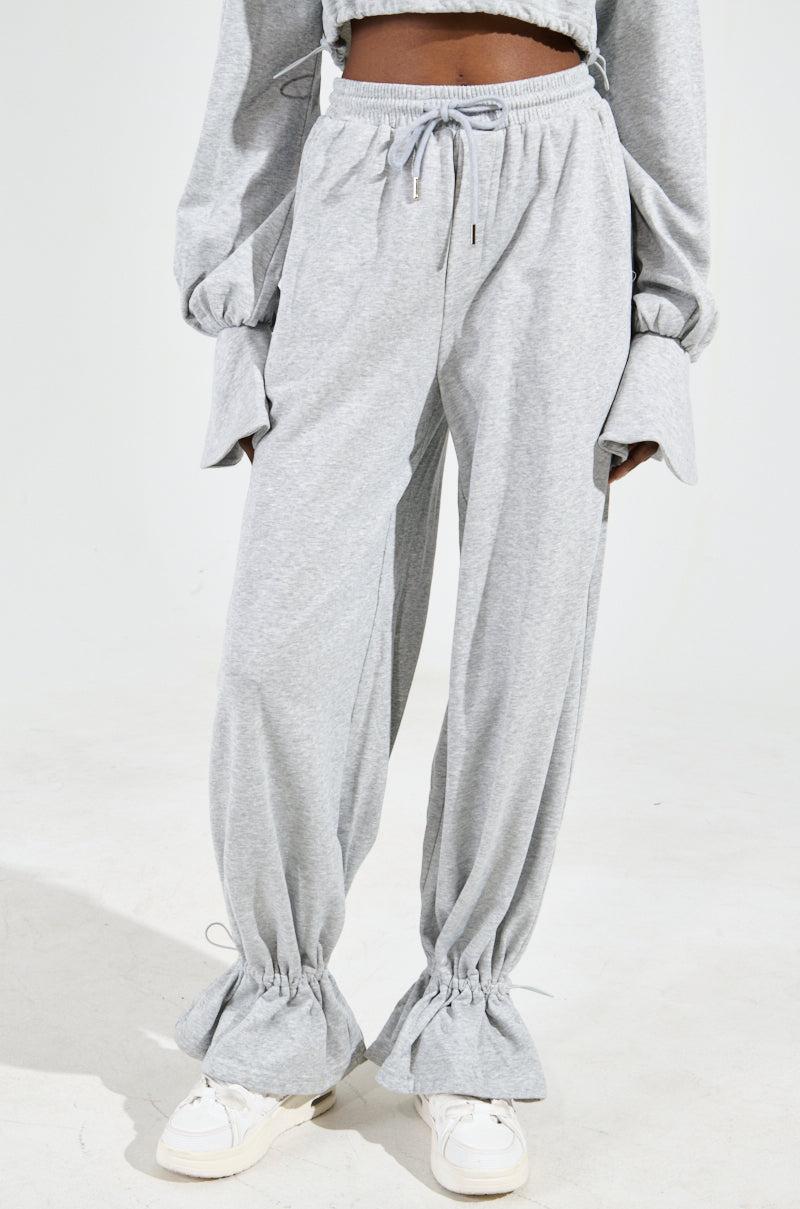 A CALM FLEX JOGGER PANT IN HEATHER GREY Product Image