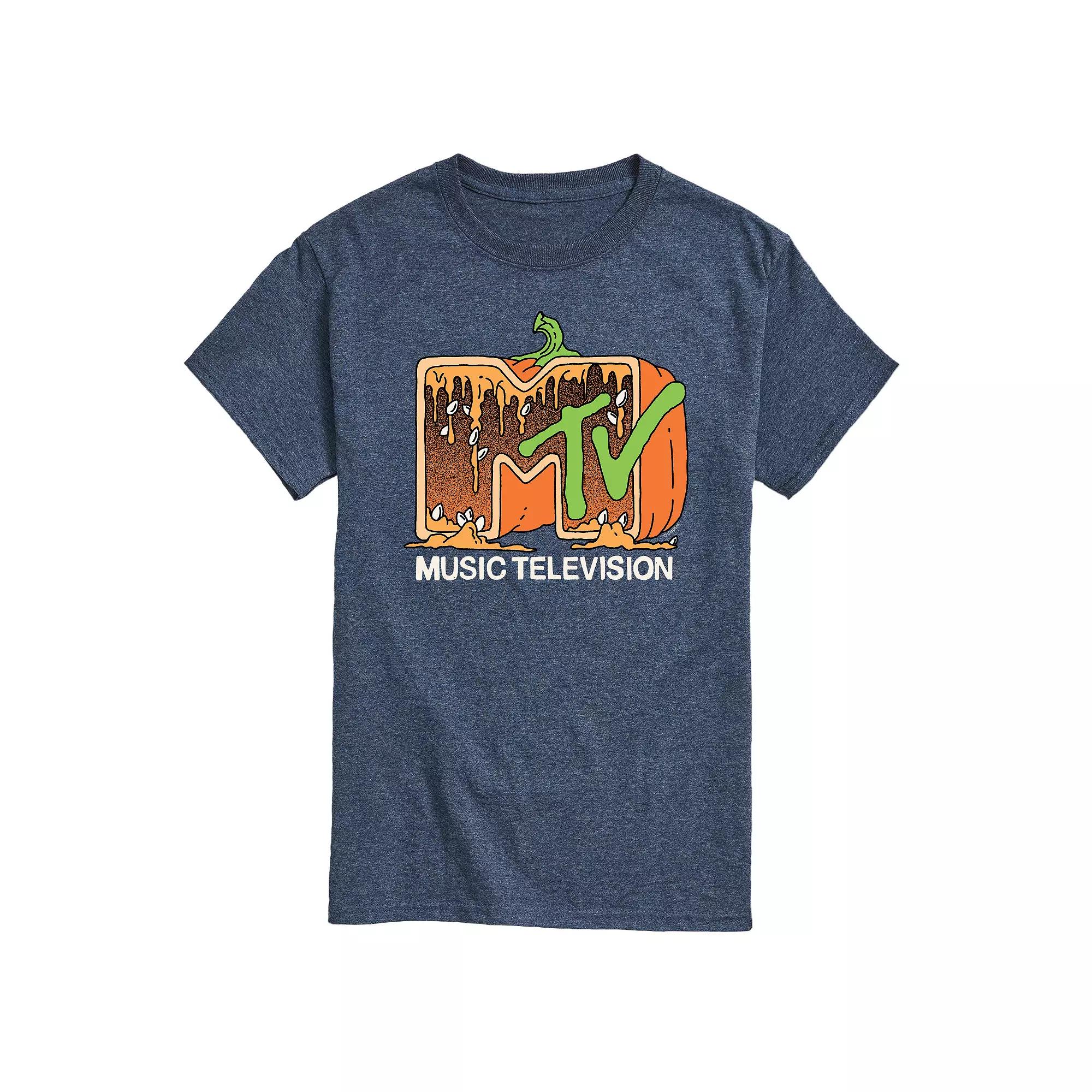 Men's MTV Pumpkin Graphic Tee,  Product Image