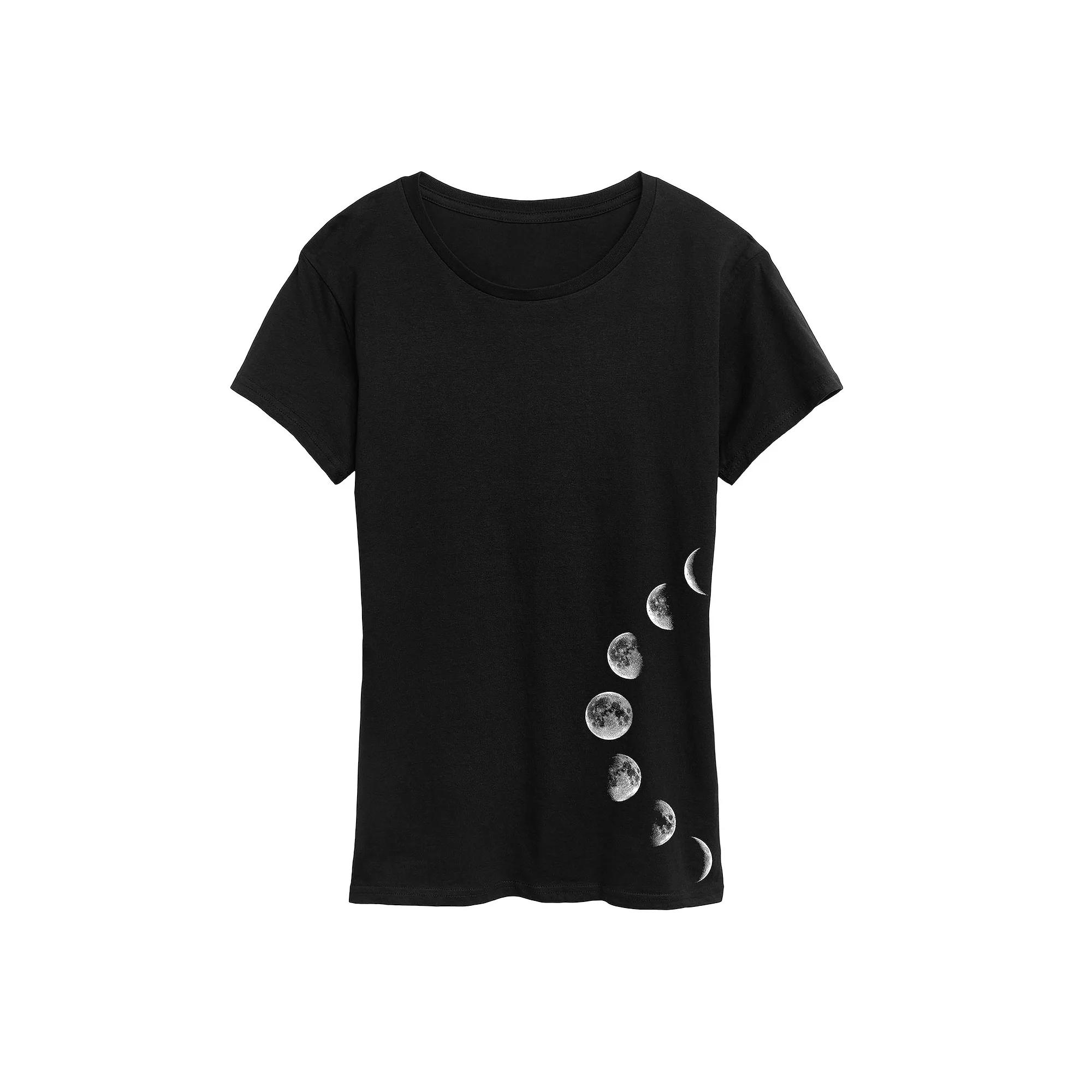 Women's Moon Phases Graphic Tee,  Product Image