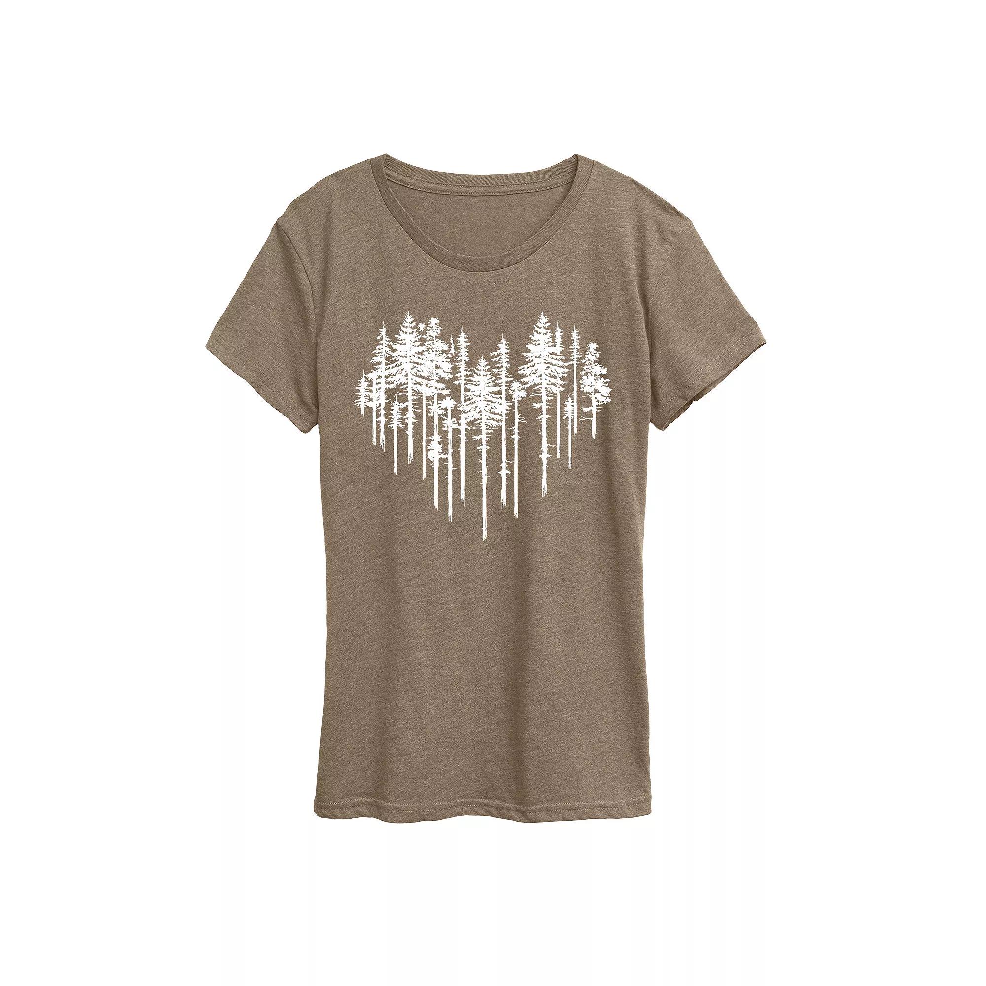 Women's Heart Trees Graphic Tee,  Product Image
