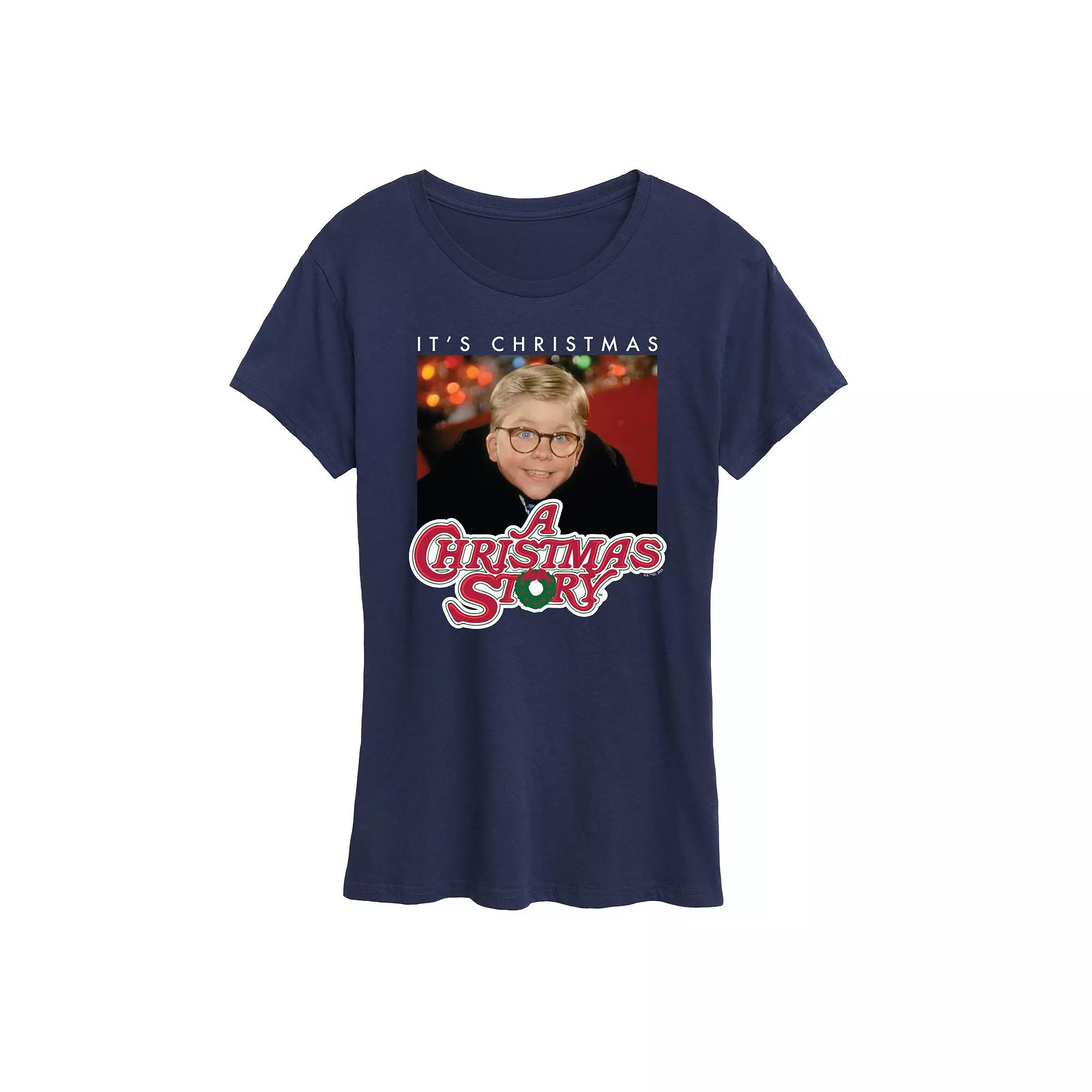 Women's A Christmas Story It's Christmas Ralph Graphic Tee, Girl's,  Product Image