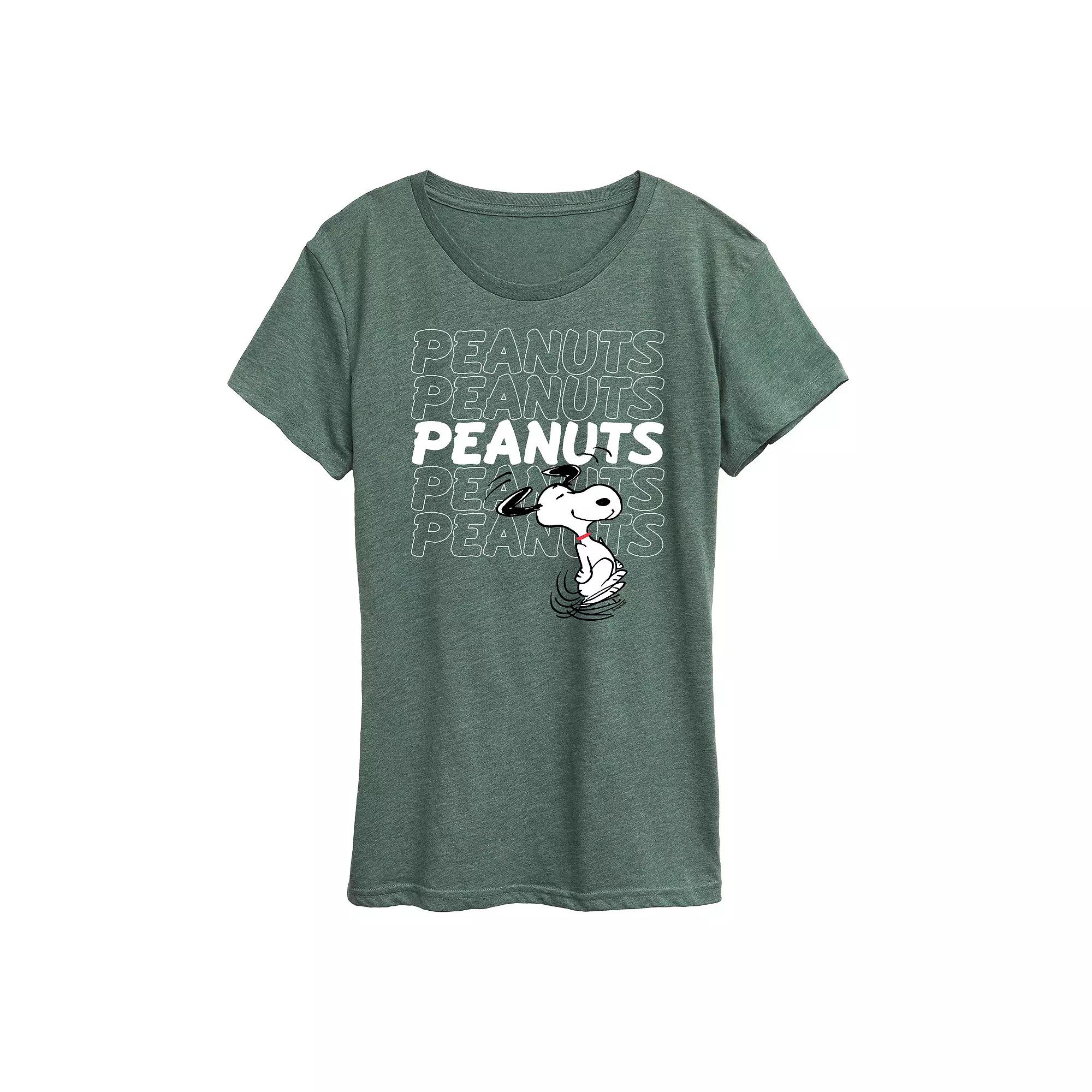 Women's Palm Trees Heart Scene Graphic Tee,  Product Image