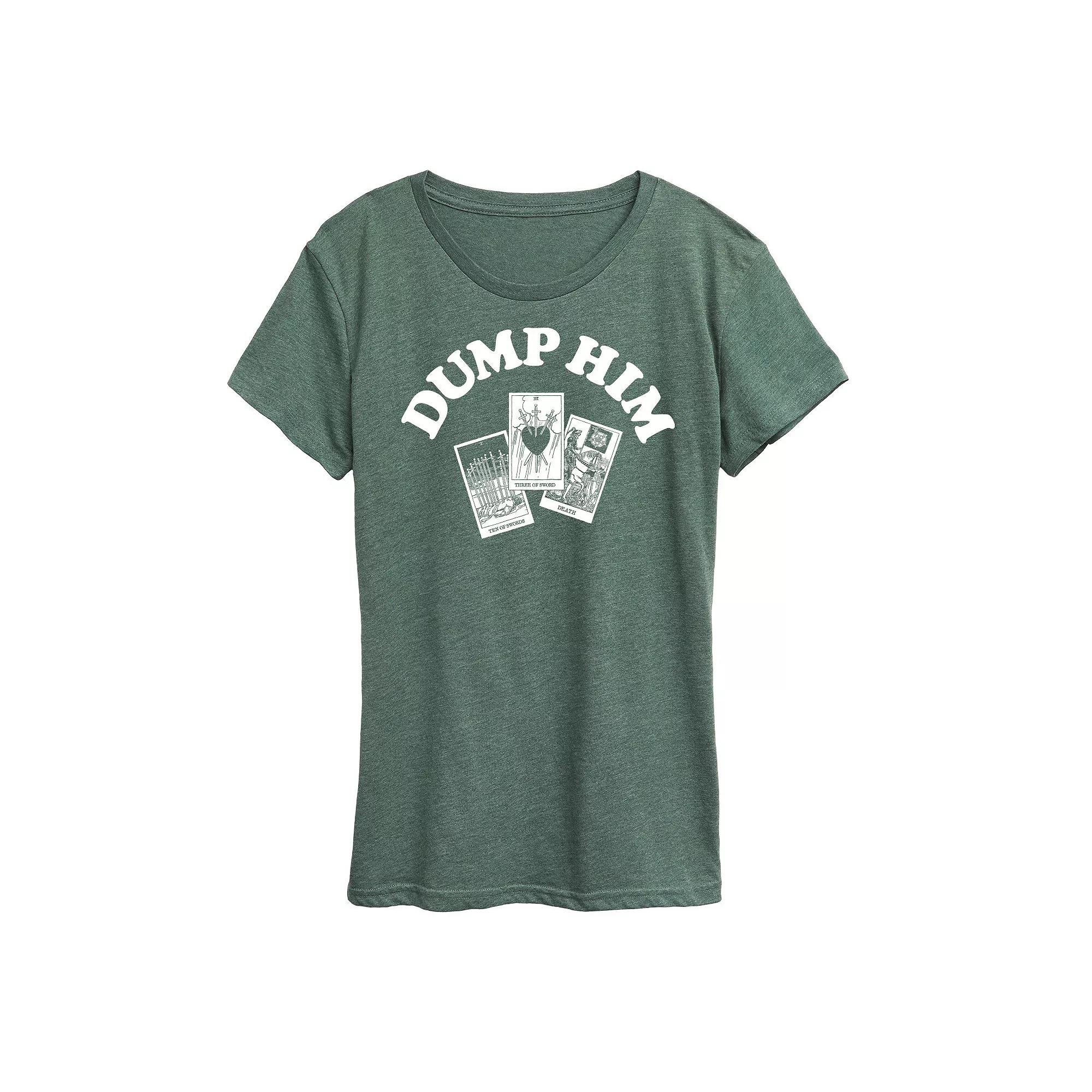 Women's Dump Him Tarot Graphic Tee,  Product Image