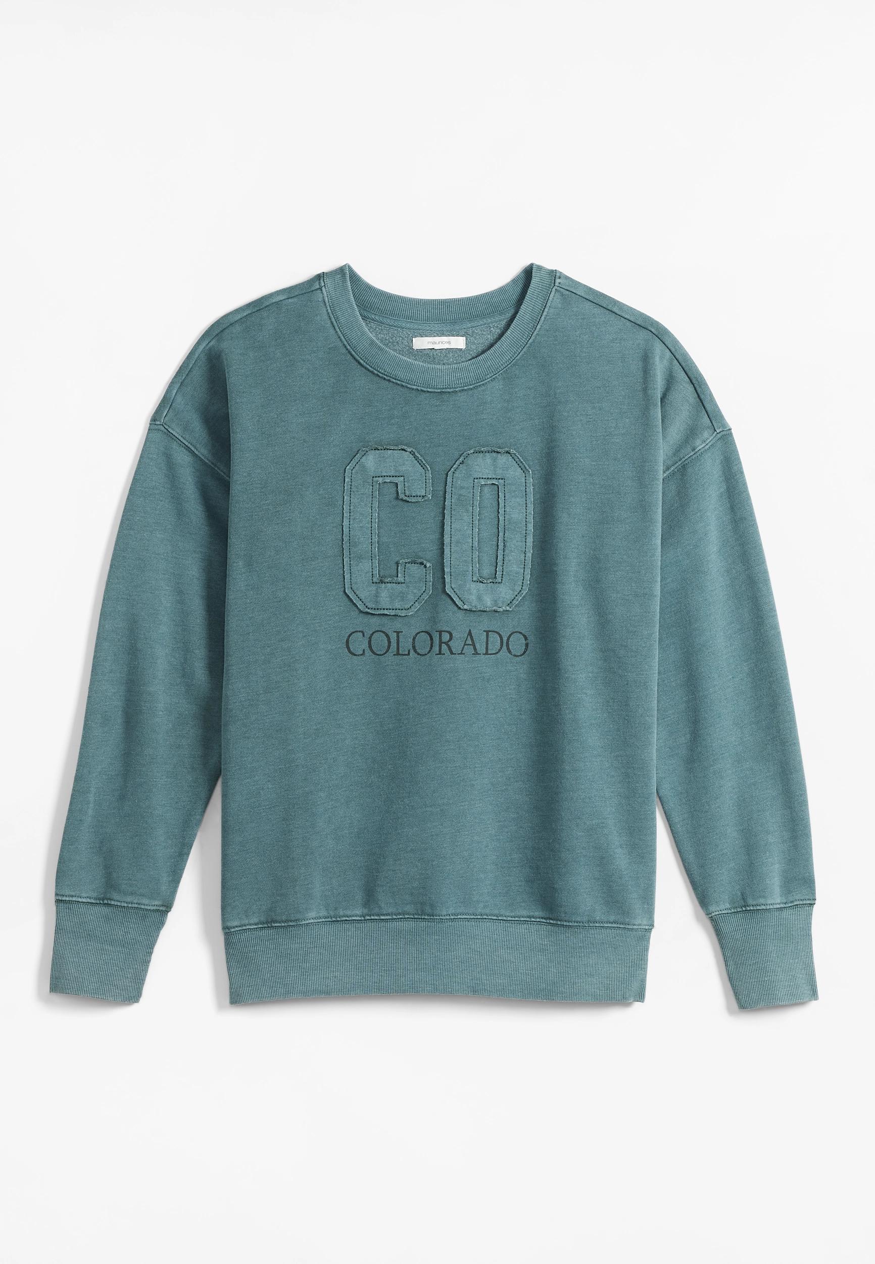 Maurices Plus Size Womens State Crew Neck Sweatshirt Product Image