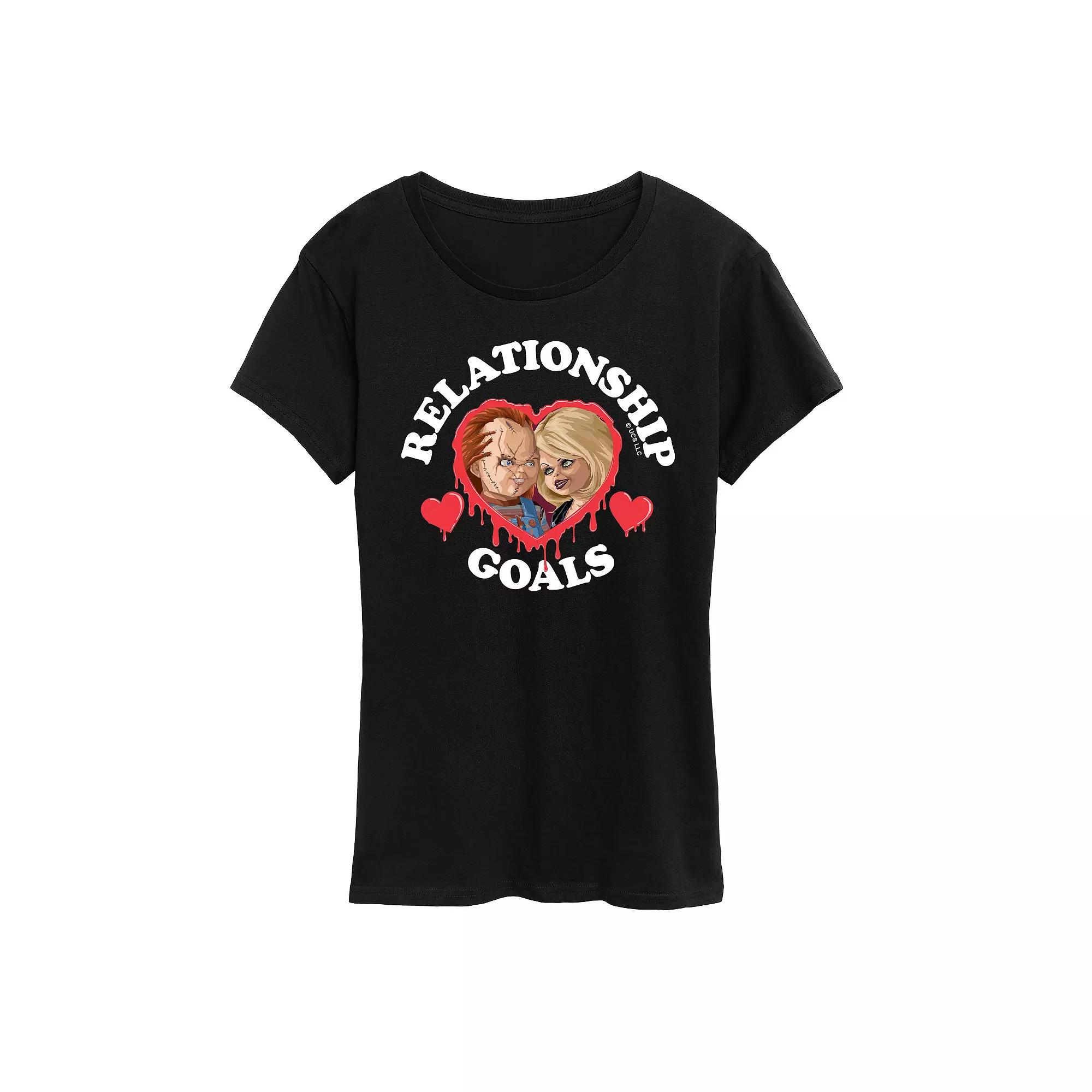 Women's Chucky Relationship Goals Graphic Tee,  Product Image