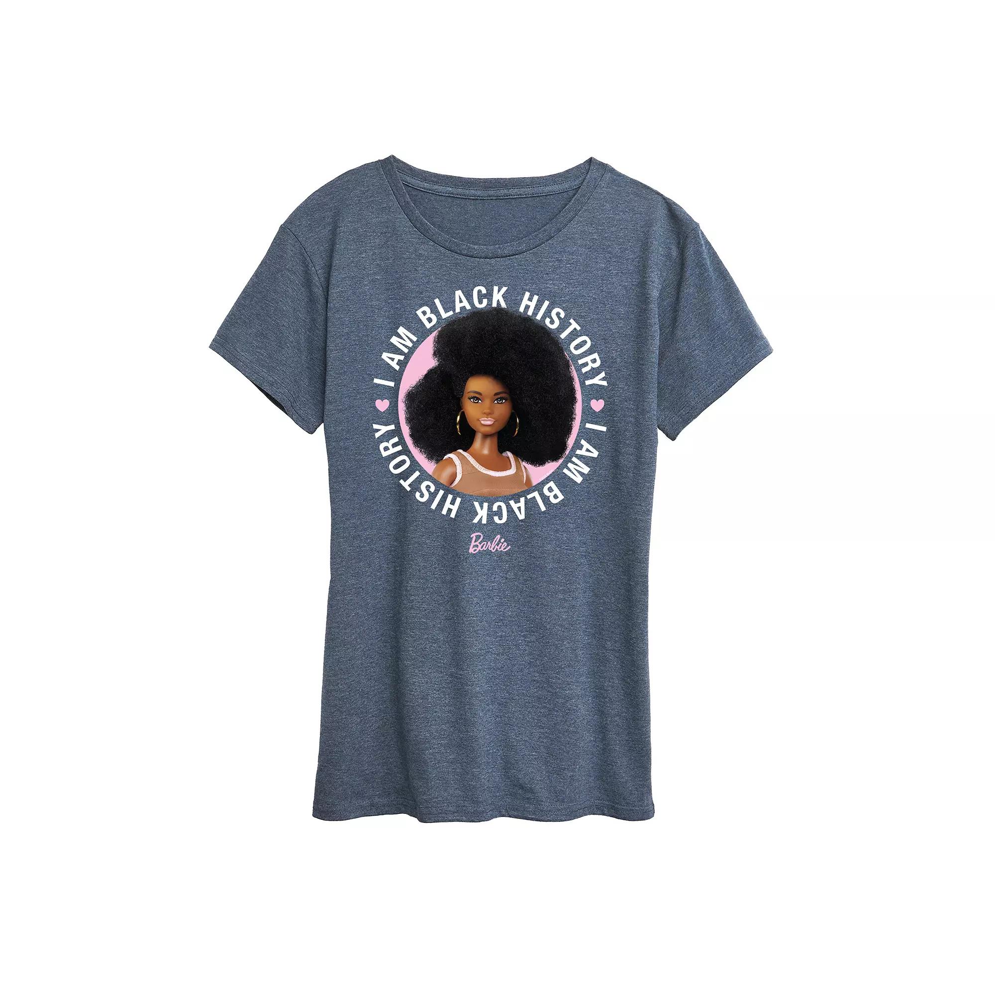 Women's Barbie I Am Black History Graphic Tee,  Product Image
