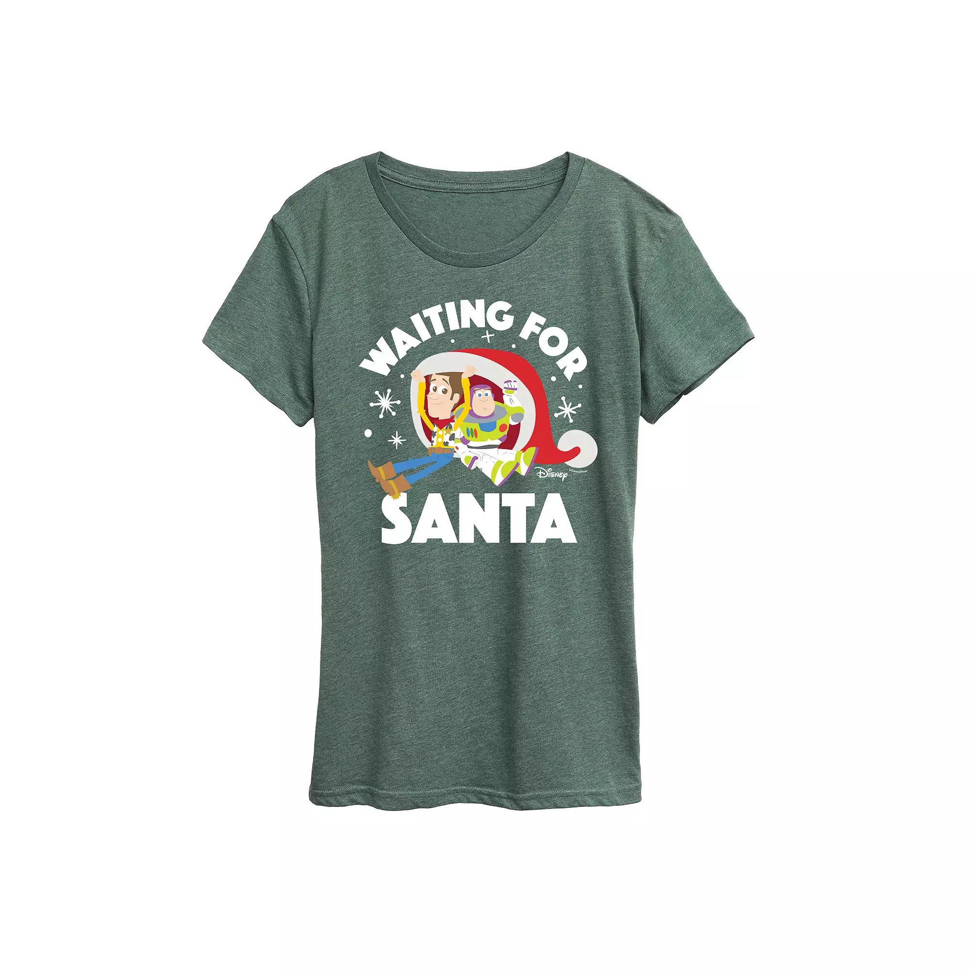 Disney / Pixar's Toy Story Women's Waiting For Santa Graphic Tee, Girl's,  Product Image