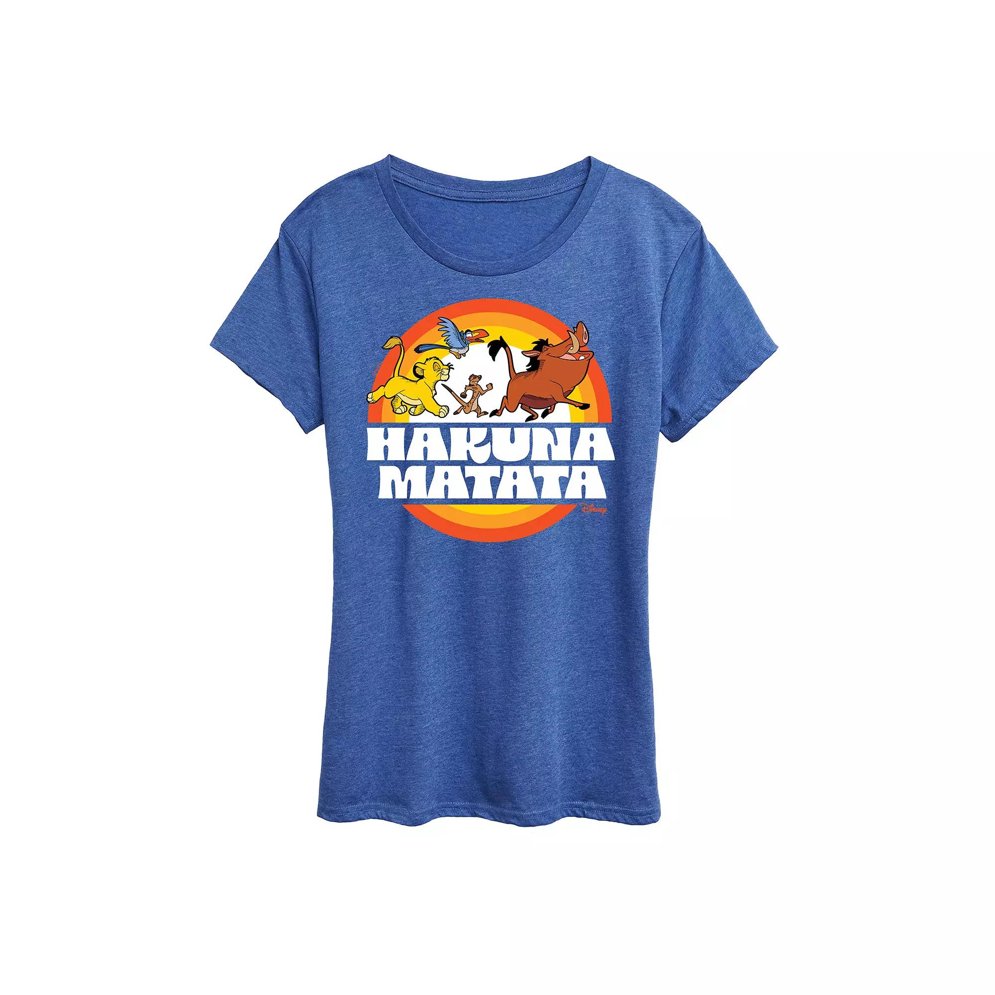 Disney's Lion King Women's Hakuna Matata Graphic Tee,  Product Image