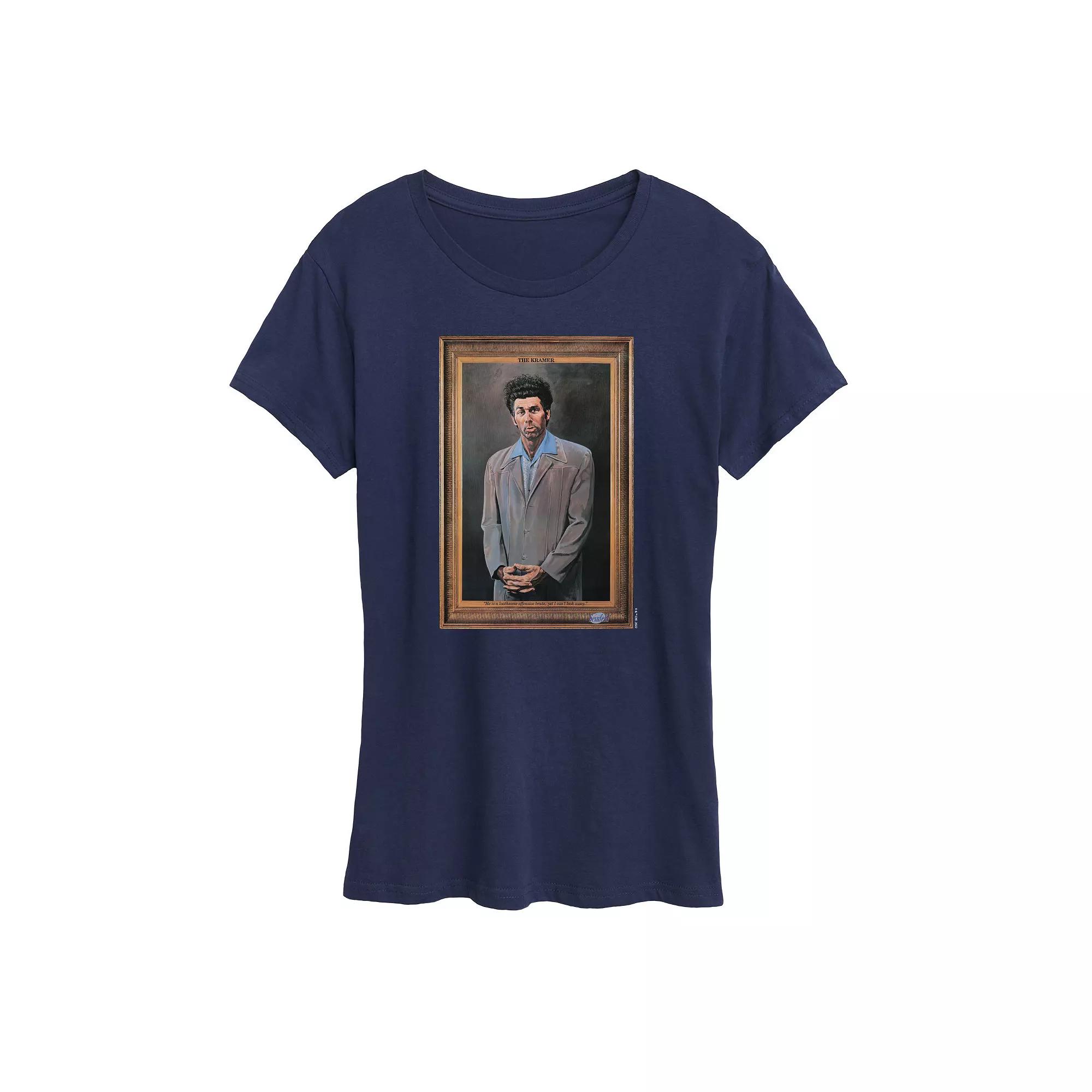 Women's Seinfeld Kramer Portrait Graphic Tee, Girl's,  Product Image