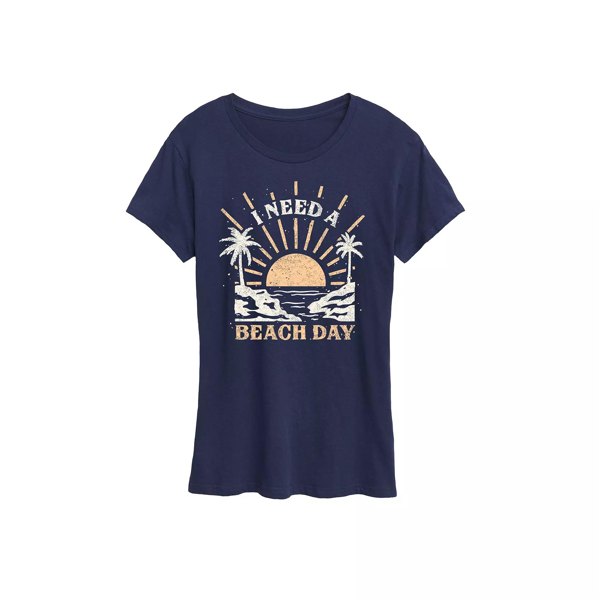 Women's I Need A Beach Day Graphic Tee,  Product Image