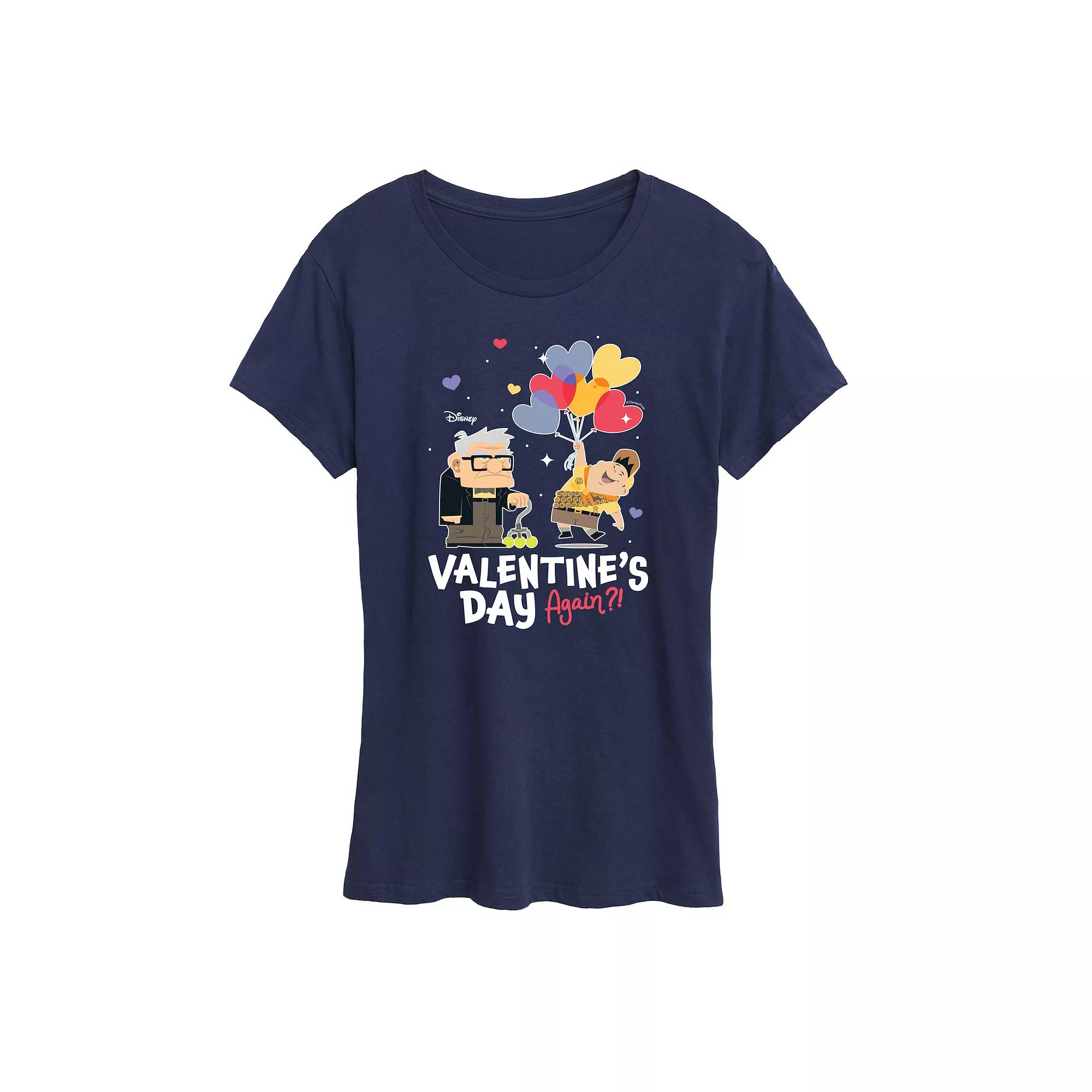 Women's Disney Valentine's Day Again Short Sleeve Graphic T-Shirt Product Image