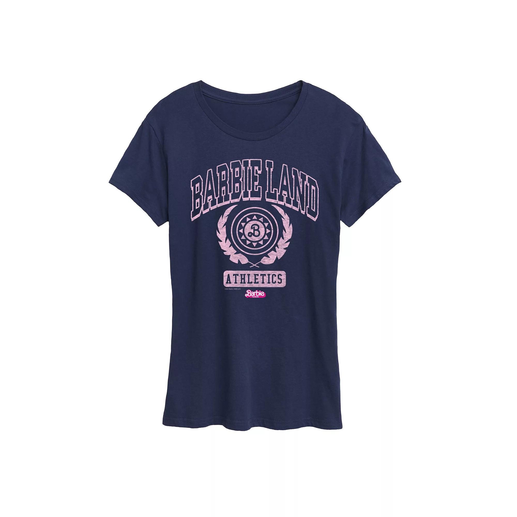 Juniors' Barbie™ The Movie Barbie Land Athletics Graphic Tee, Girl's,  Product Image