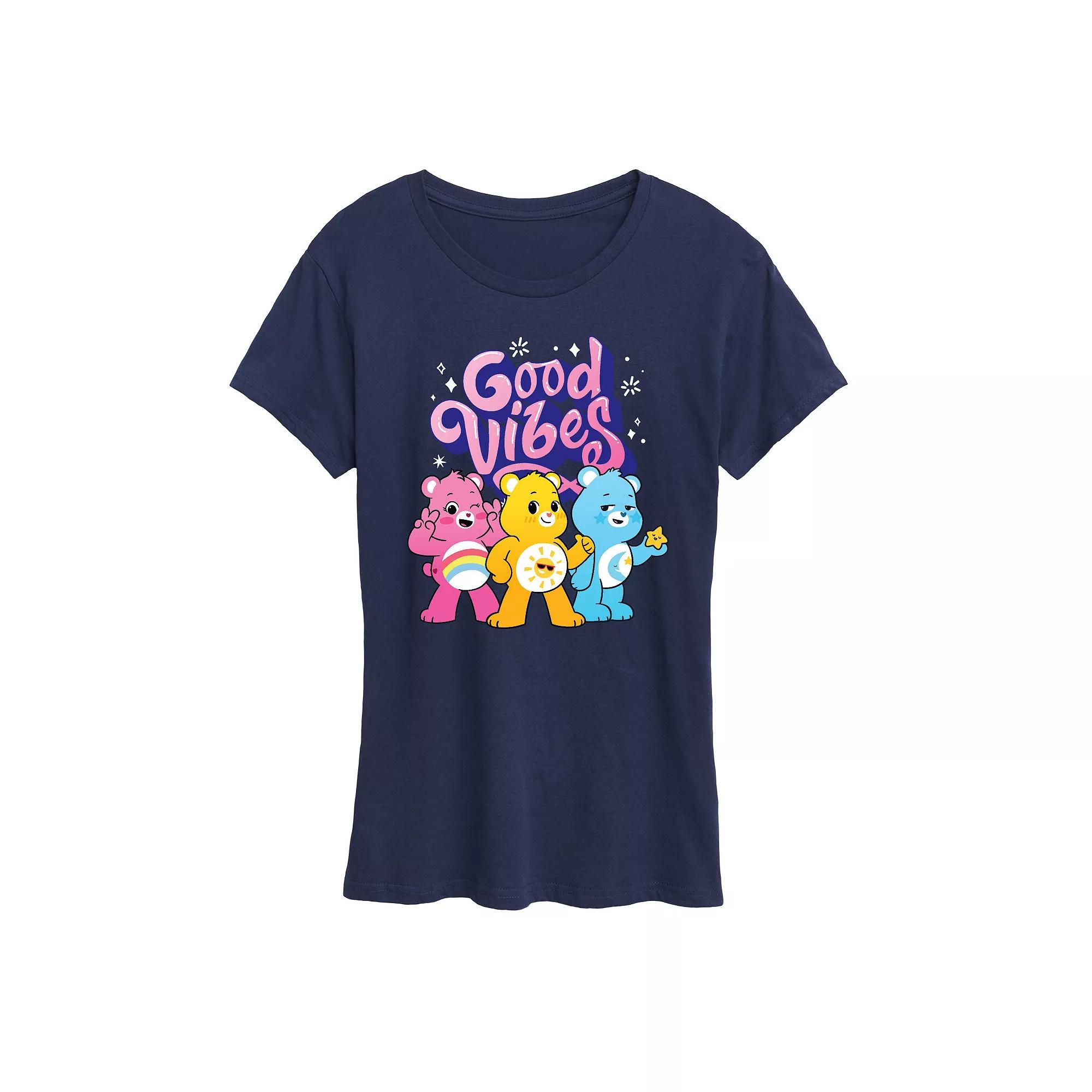 Women's Care Bears Vibes Graphic Tee, Girl's,  Product Image