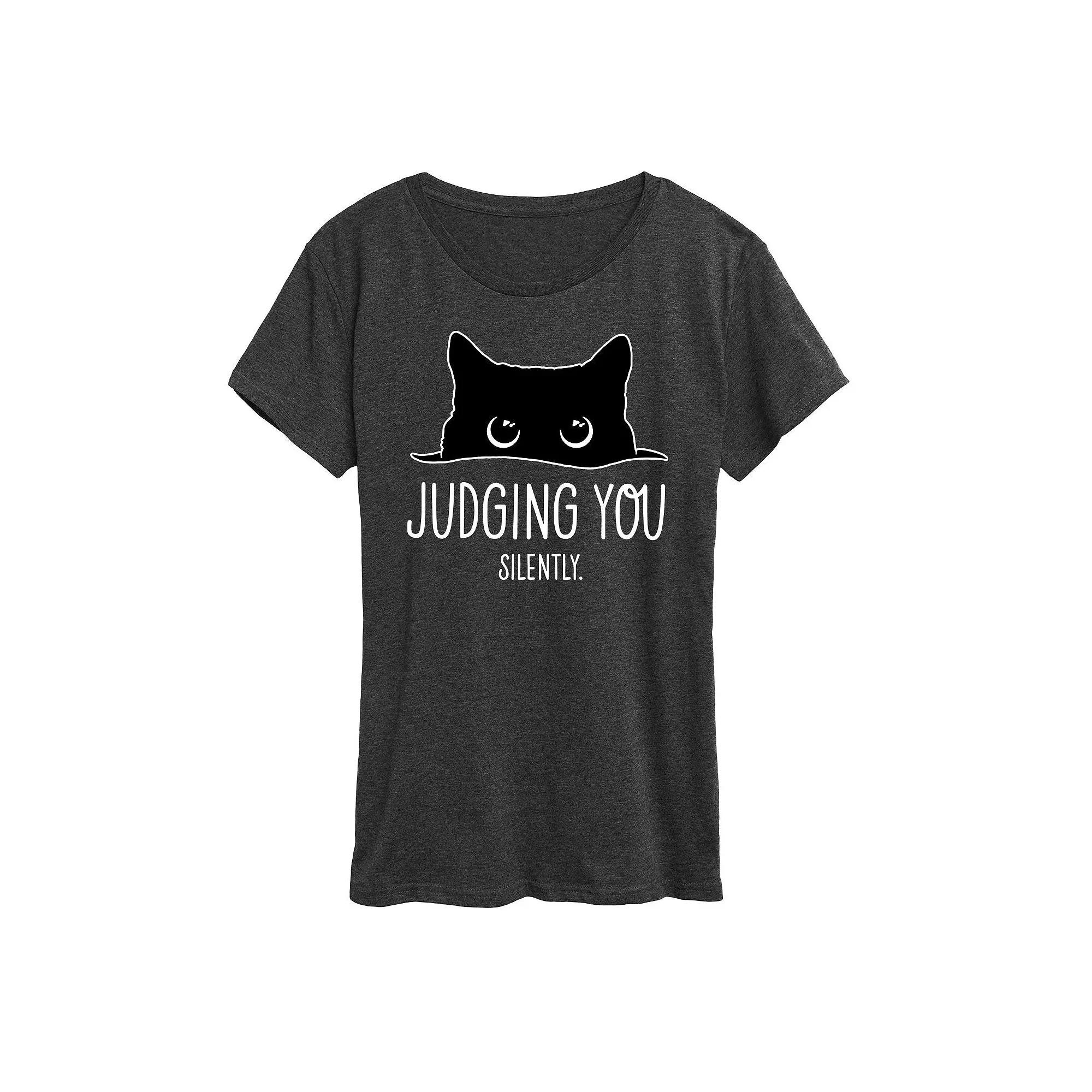 Women's Judging Silently Graphic Tee, Girl's,  Product Image