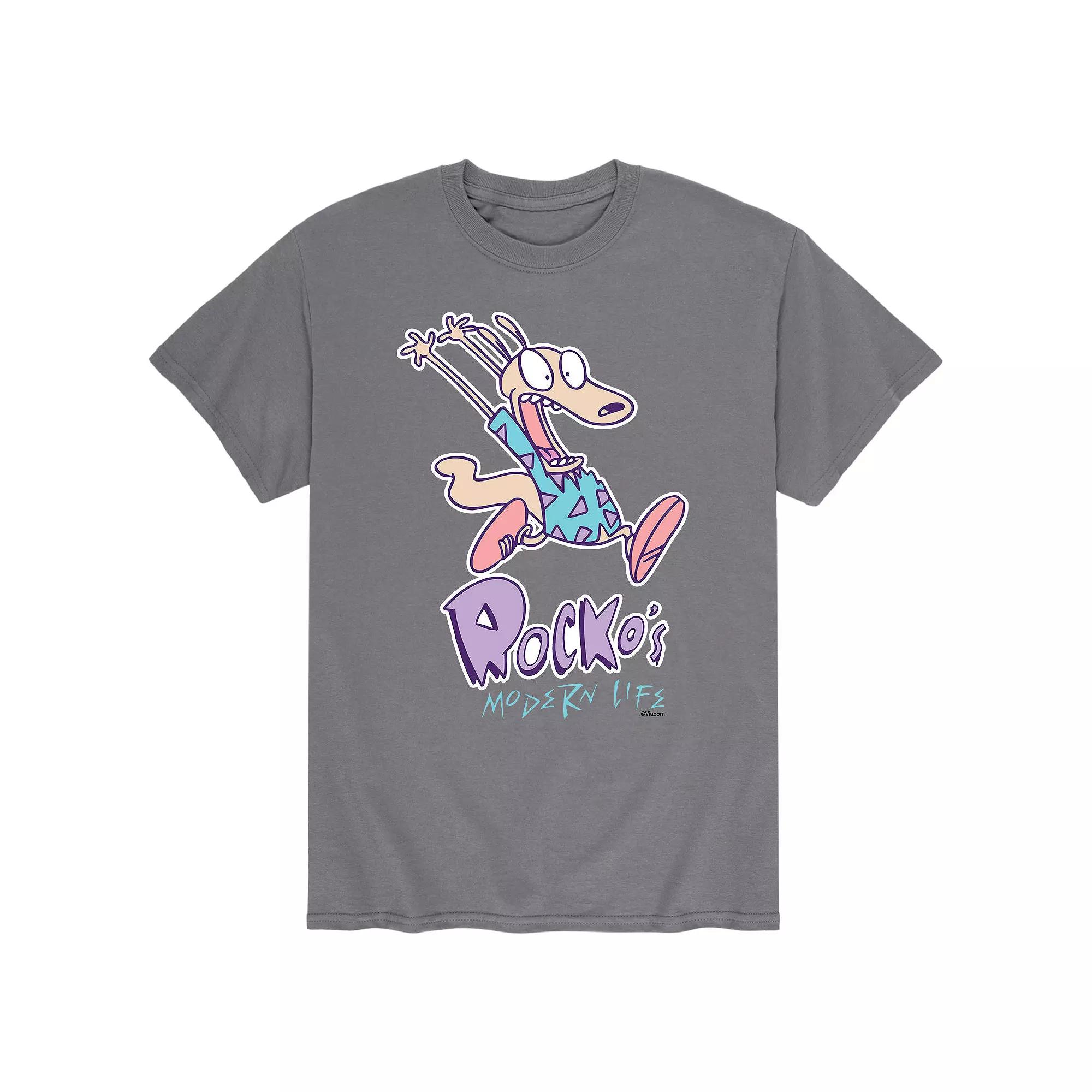 Men's Rocko's Modern Life Yelping Rocko Tee,  Product Image