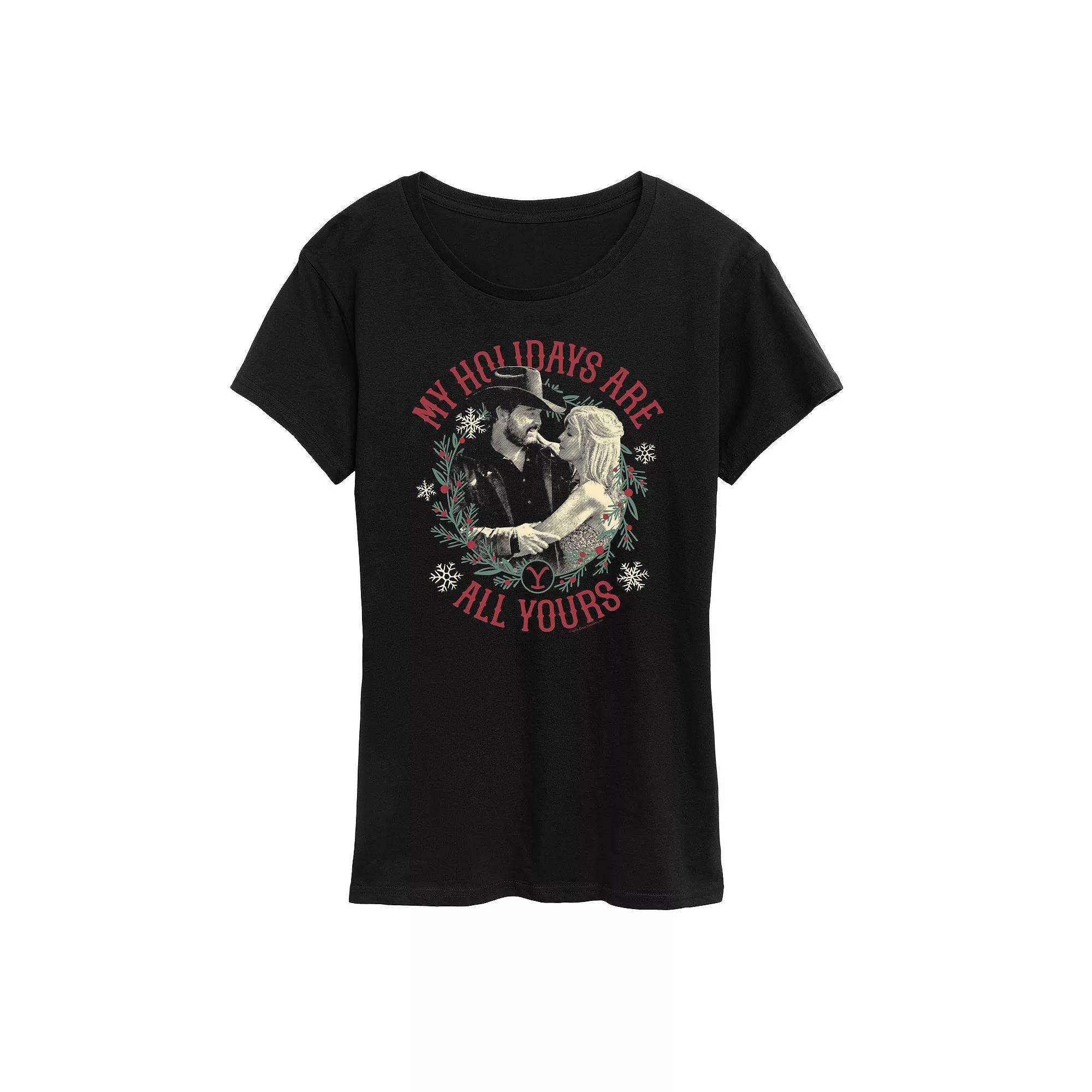 Women's Yellowstone Holidays Graphic Tee,  Product Image