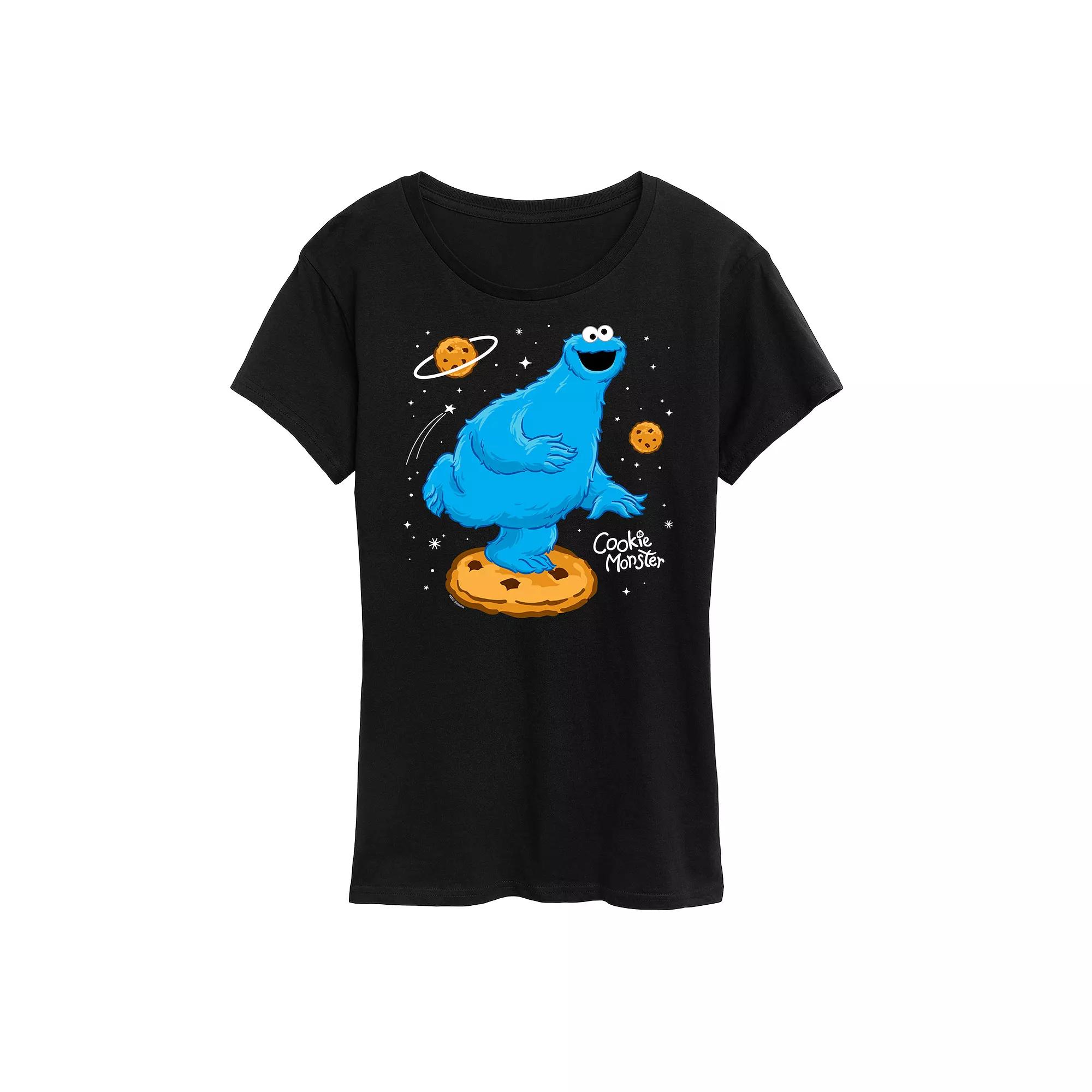 Women's Sesame Street Space Graphic Tee,  Product Image