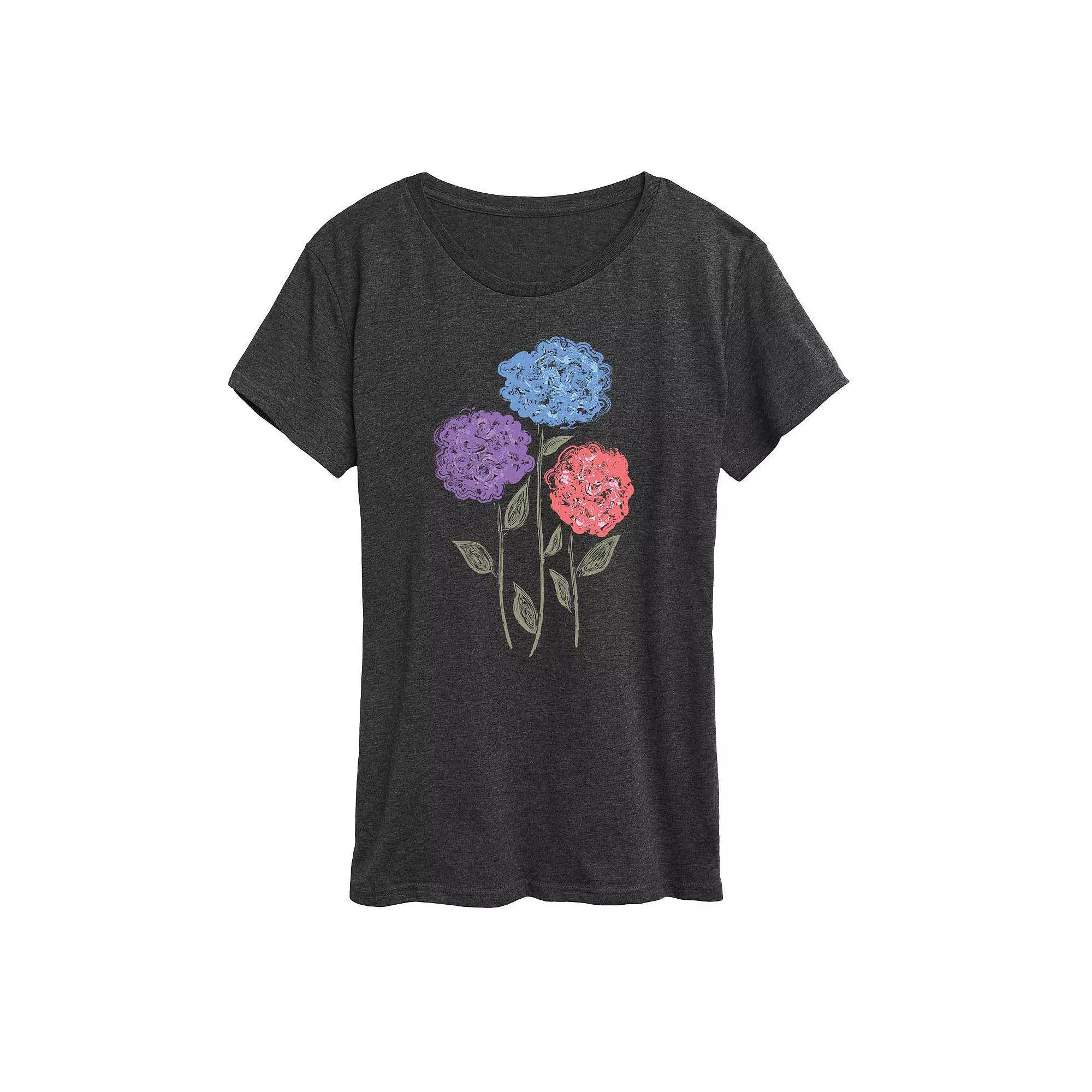 Women's Abstract Trees Graphic Tee,  Product Image
