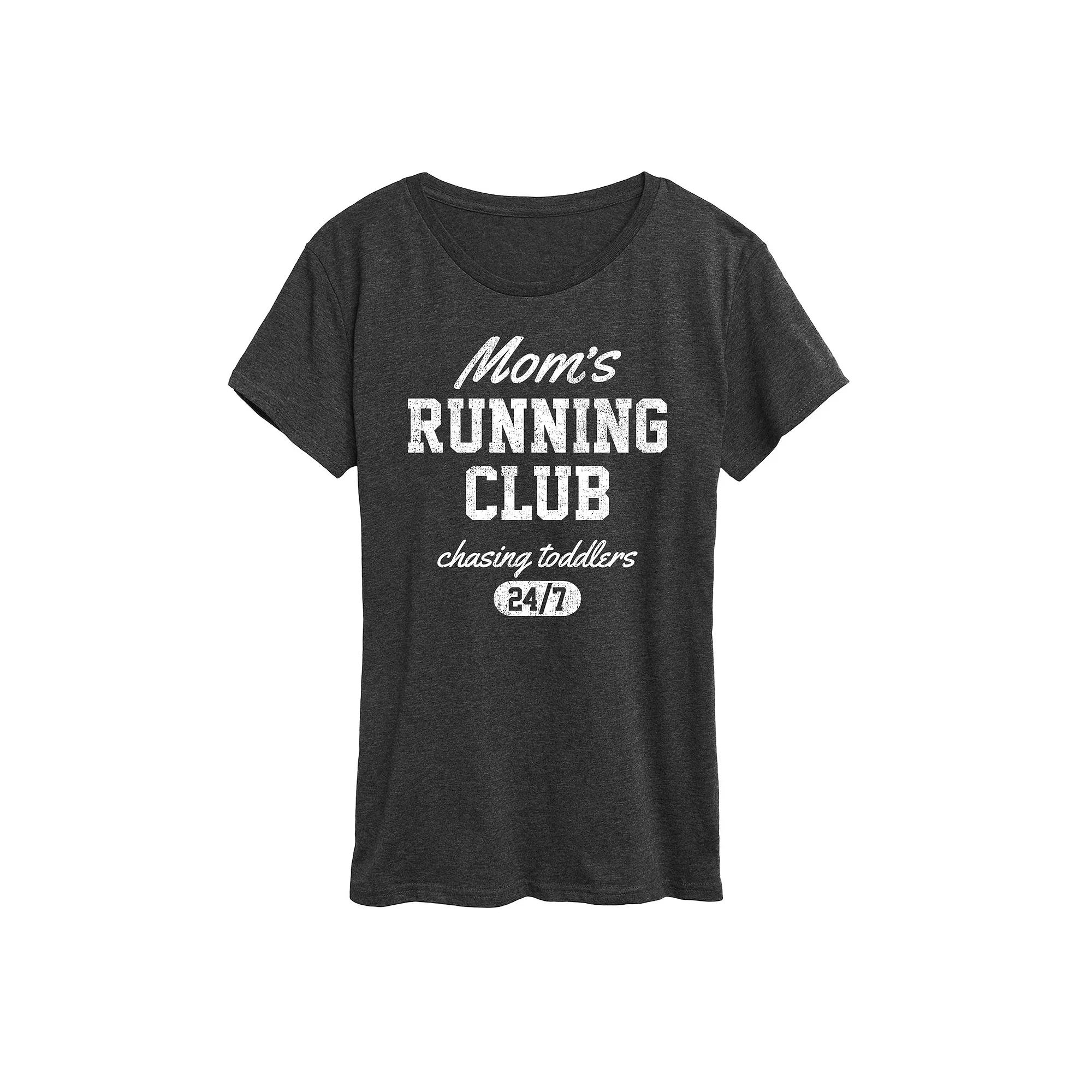 Women's Moms Running Club Graphic Tee,  Product Image