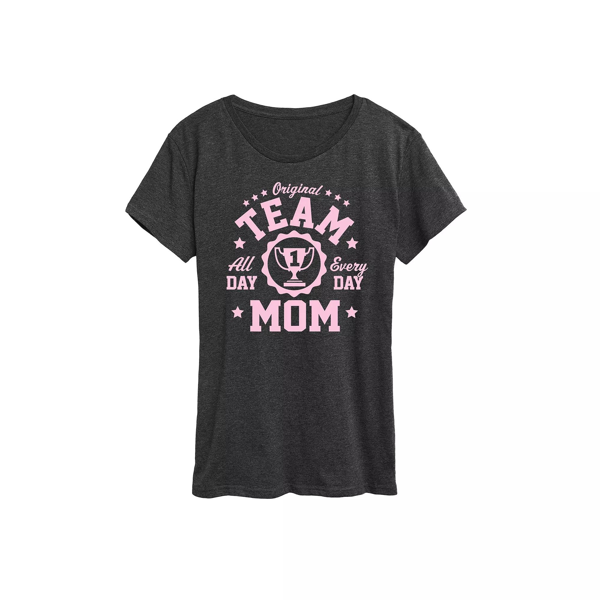 Women's Original Team Mom Graphic Tee,  Product Image