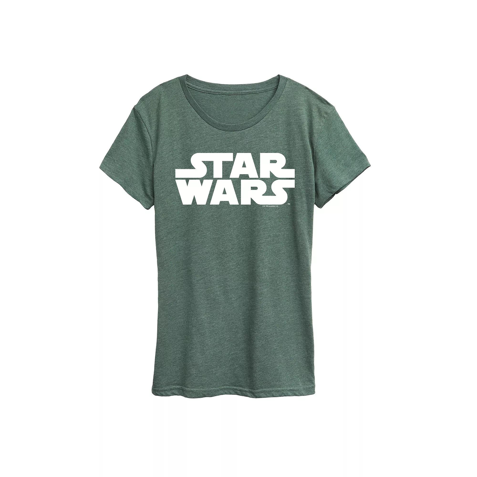 Women's Peanuts Charlie Snoopy Logo Graphic Tee, Girl's,  Product Image