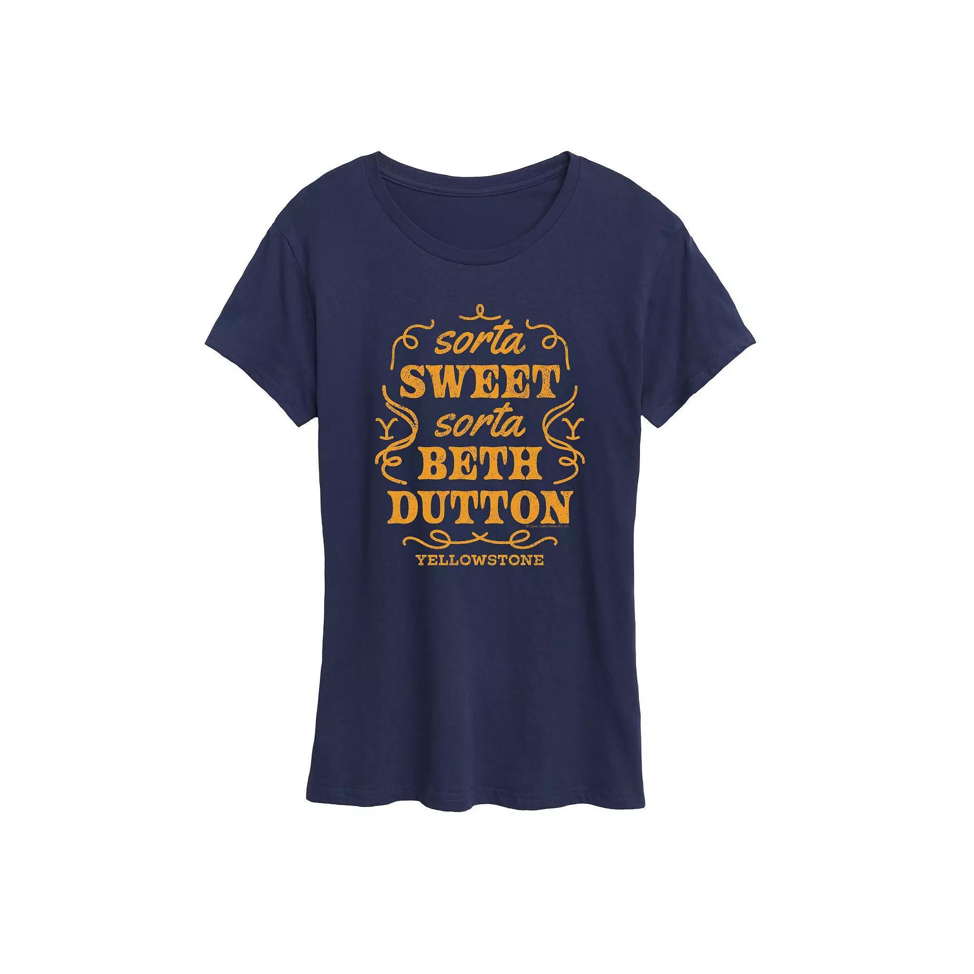Women's Yellowstone Sorta Beth Dutton Graphic Tee,  Product Image