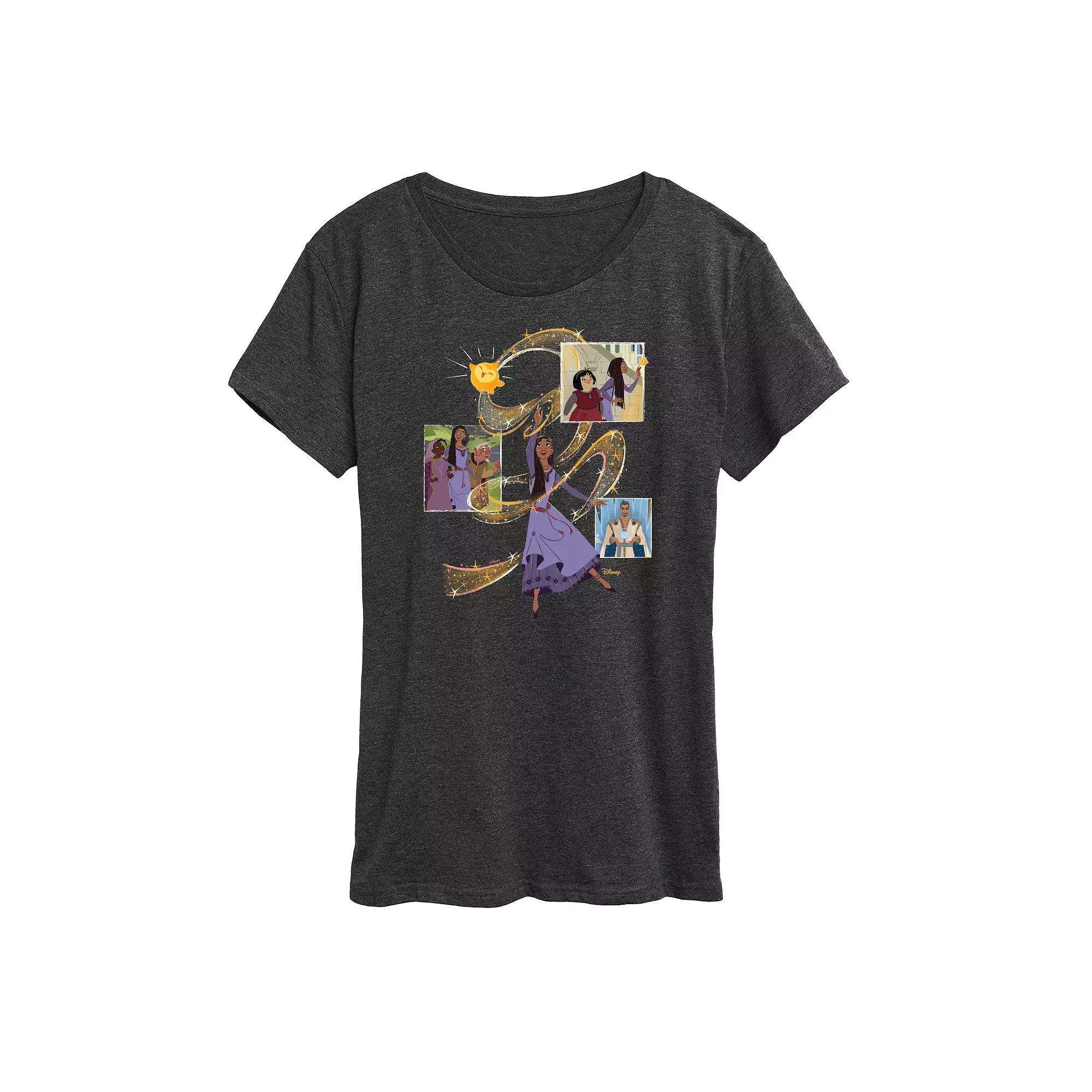 Disney's Wish Asha Women's Friends Graphic Tee, Girl's,  Product Image