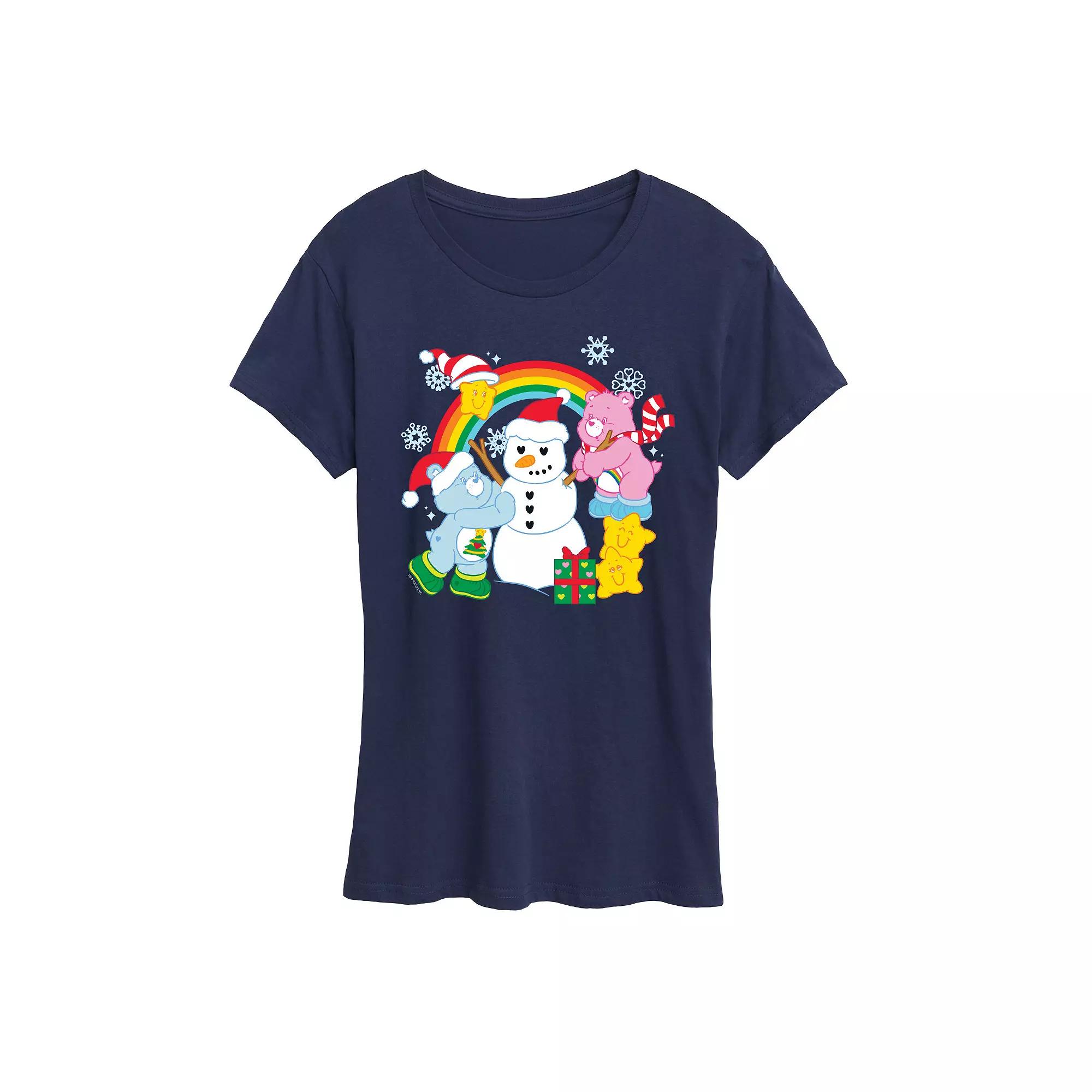 Women's Care Bears Snowman Graphic Tee, Girl's,  Product Image
