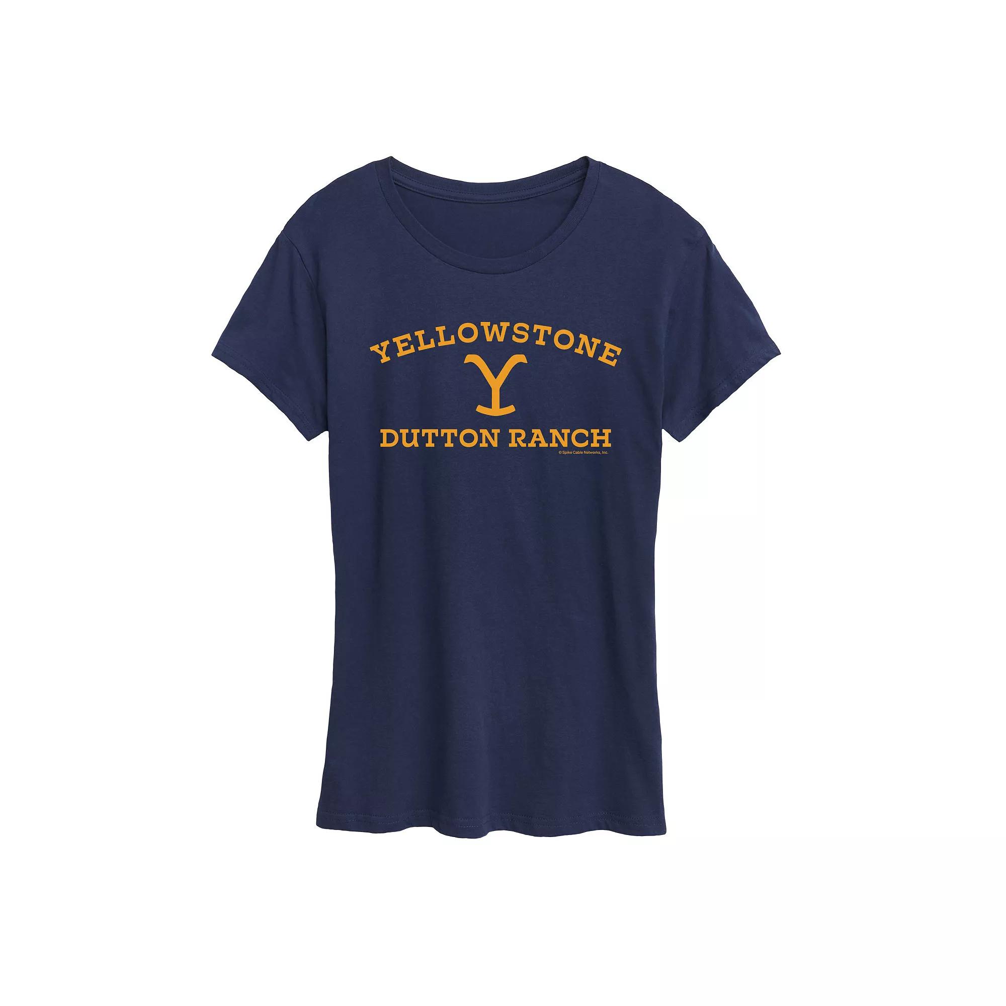 Women's Yellowstone Y Dutton Ranch Logo Graphic Tee, Girl's,  Product Image