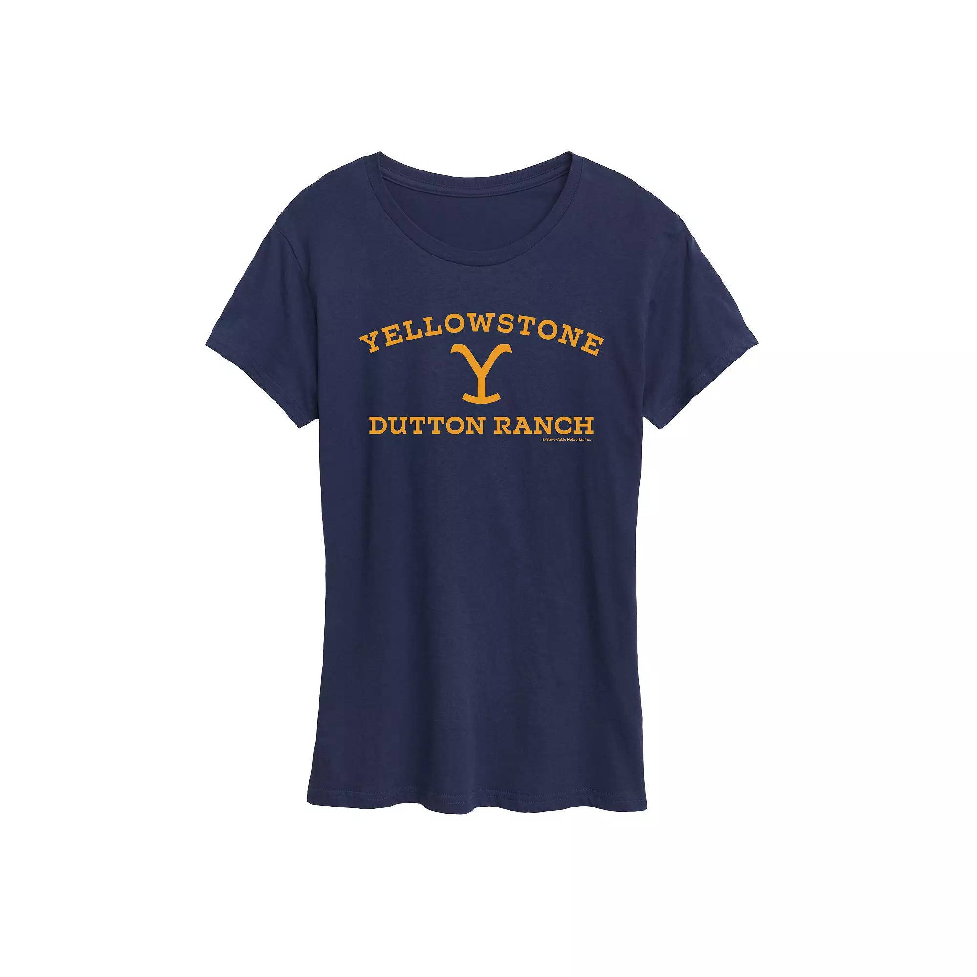 Women's Yellowstone Y Dutton Ranch Logo Graphic Tee, Girl's,  Product Image