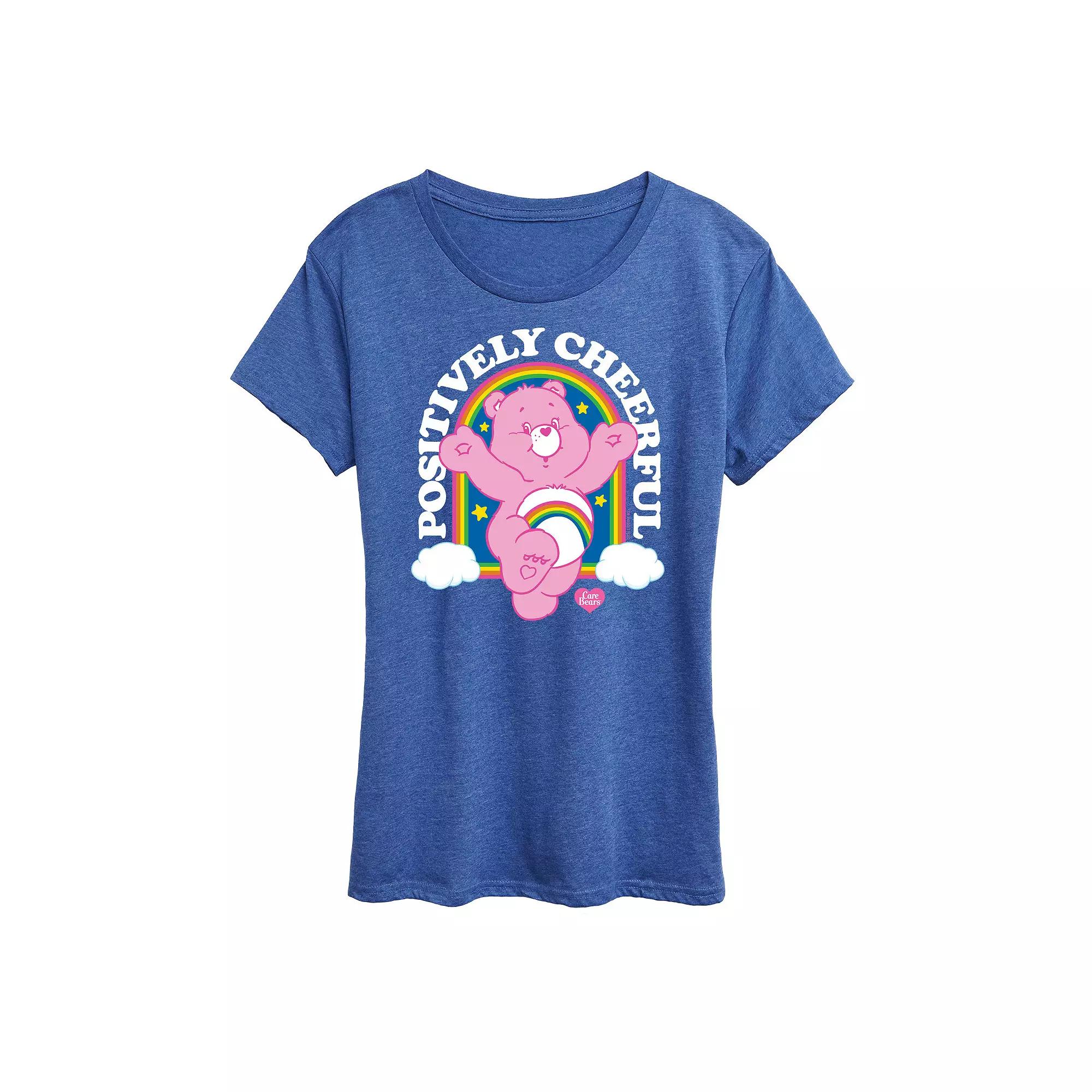 Women's Care Bears Positively Cheerful Graphic Tee, Girl's,  Product Image