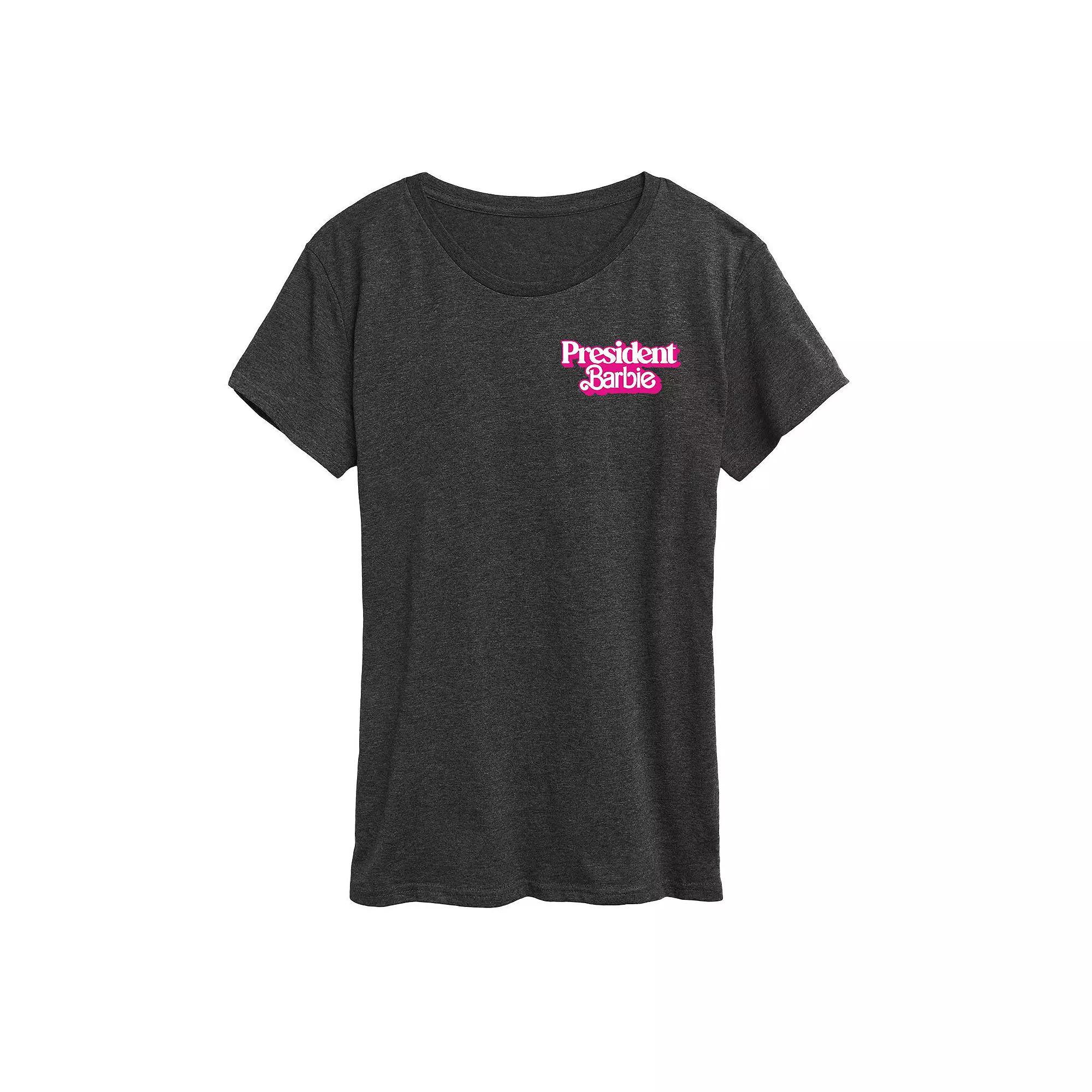 Women's Barbie The Movie President Graphic Tee, Girl's,  Product Image