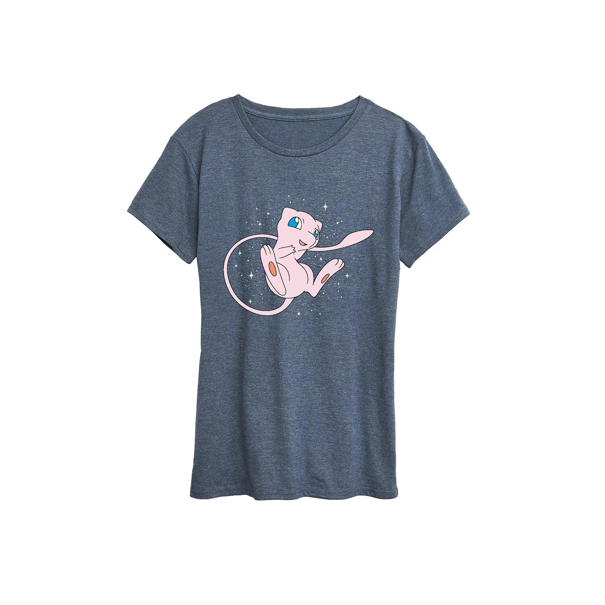 Women's Pokemon Starry Mew Graphic Tee, Girl's,  Product Image