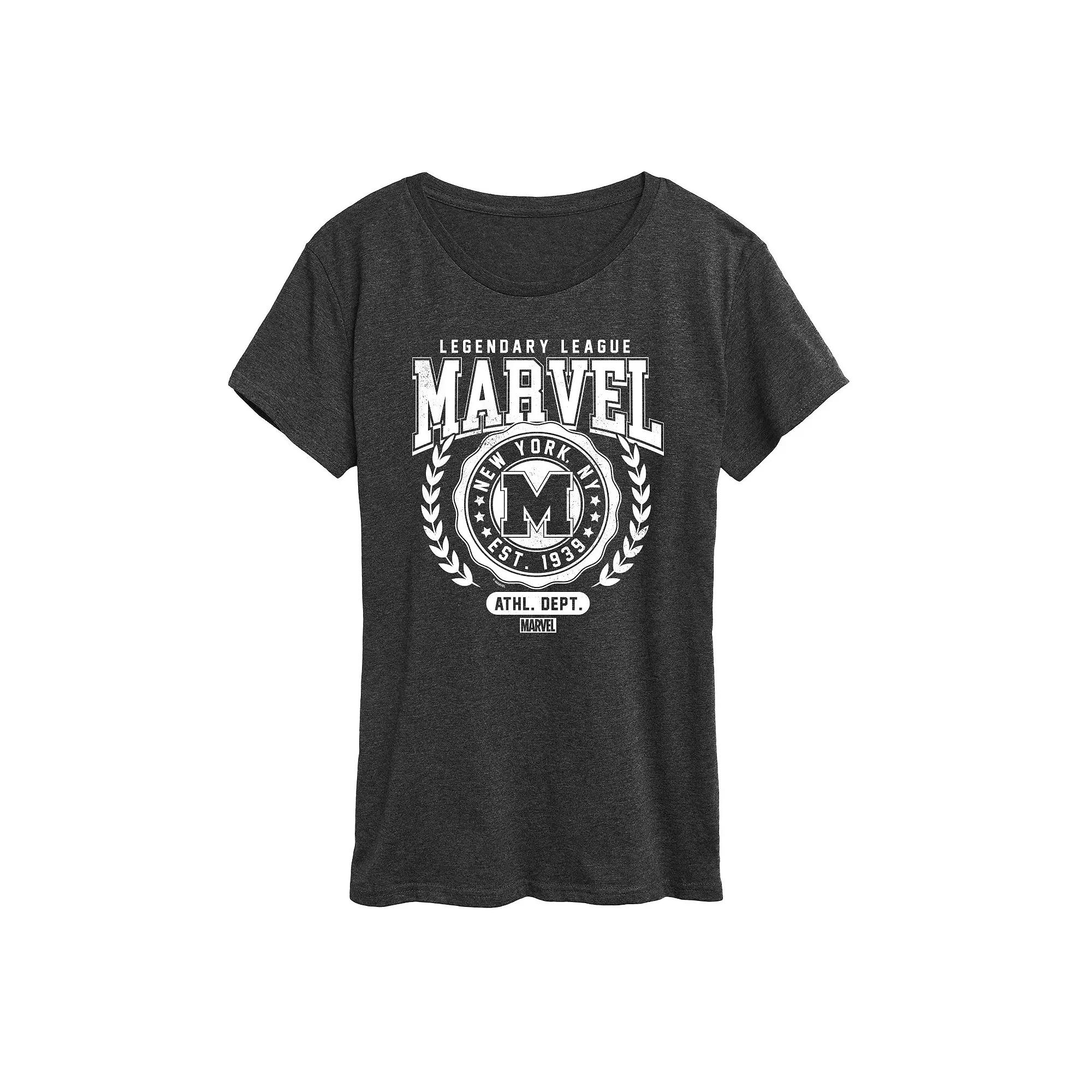 Women's Marvel Collegiate Legendary League Graphic Tee,  Product Image