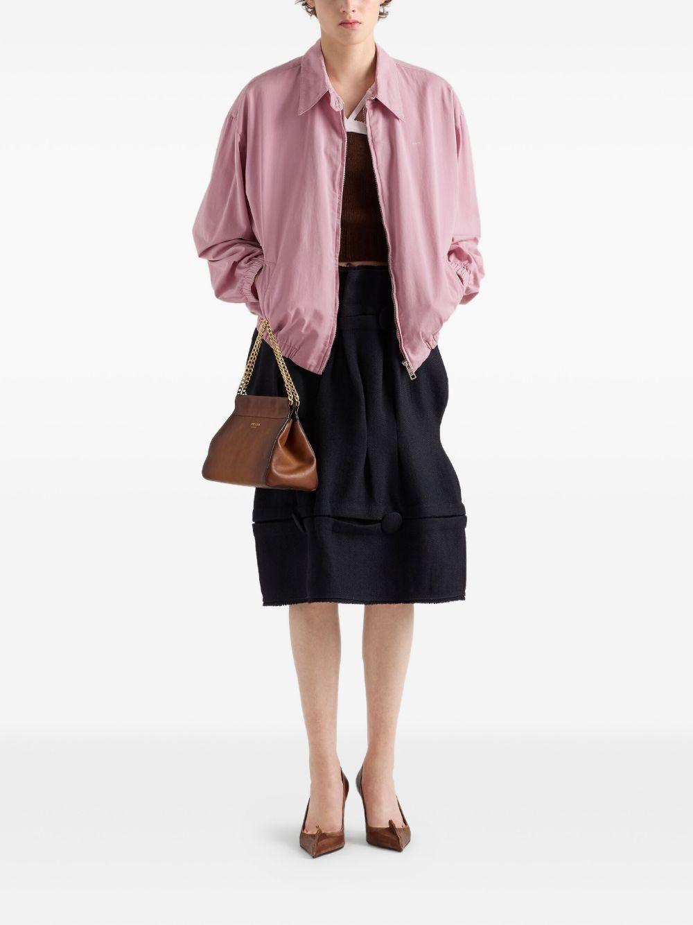 shirt-collar welt-pocket jacket Product Image