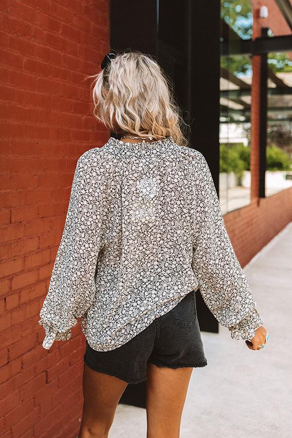 Stolen Kisses Floral Shift Top Product Image