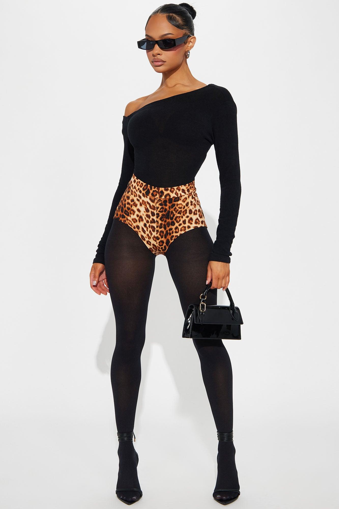 Moving Mountains Leopard Micro Booty Short - Brown/combo Product Image