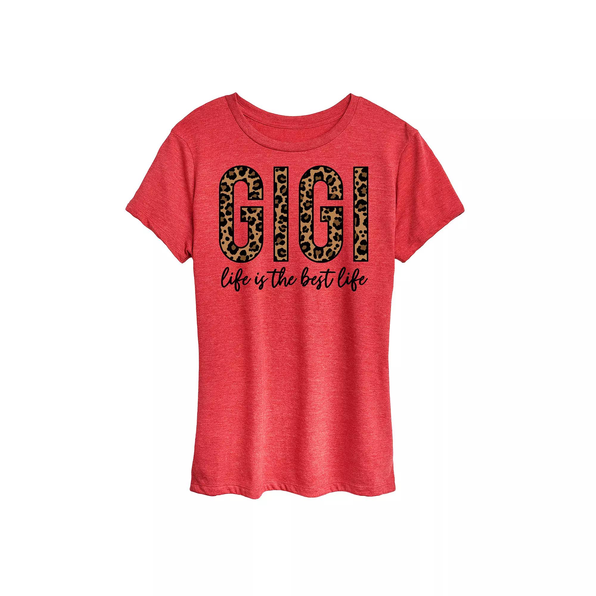 Women's Gigi Life Is The Best Life Graphic Tee,  Product Image