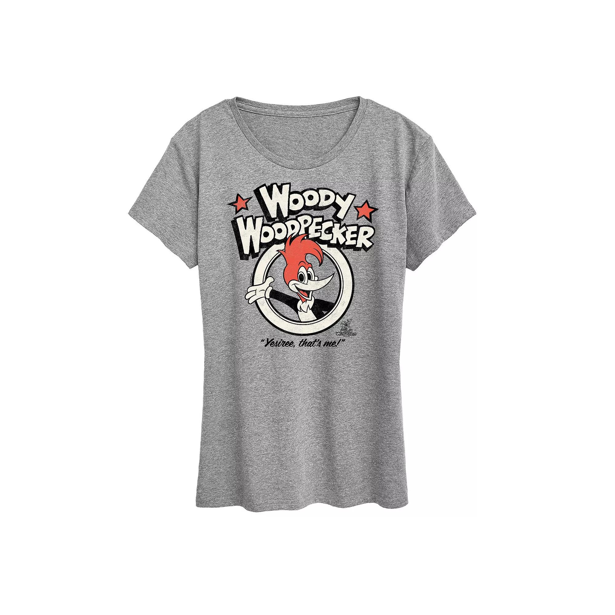 Women's Woody Woodpecker Yesiree Graphic Tee, Girl's,  Product Image